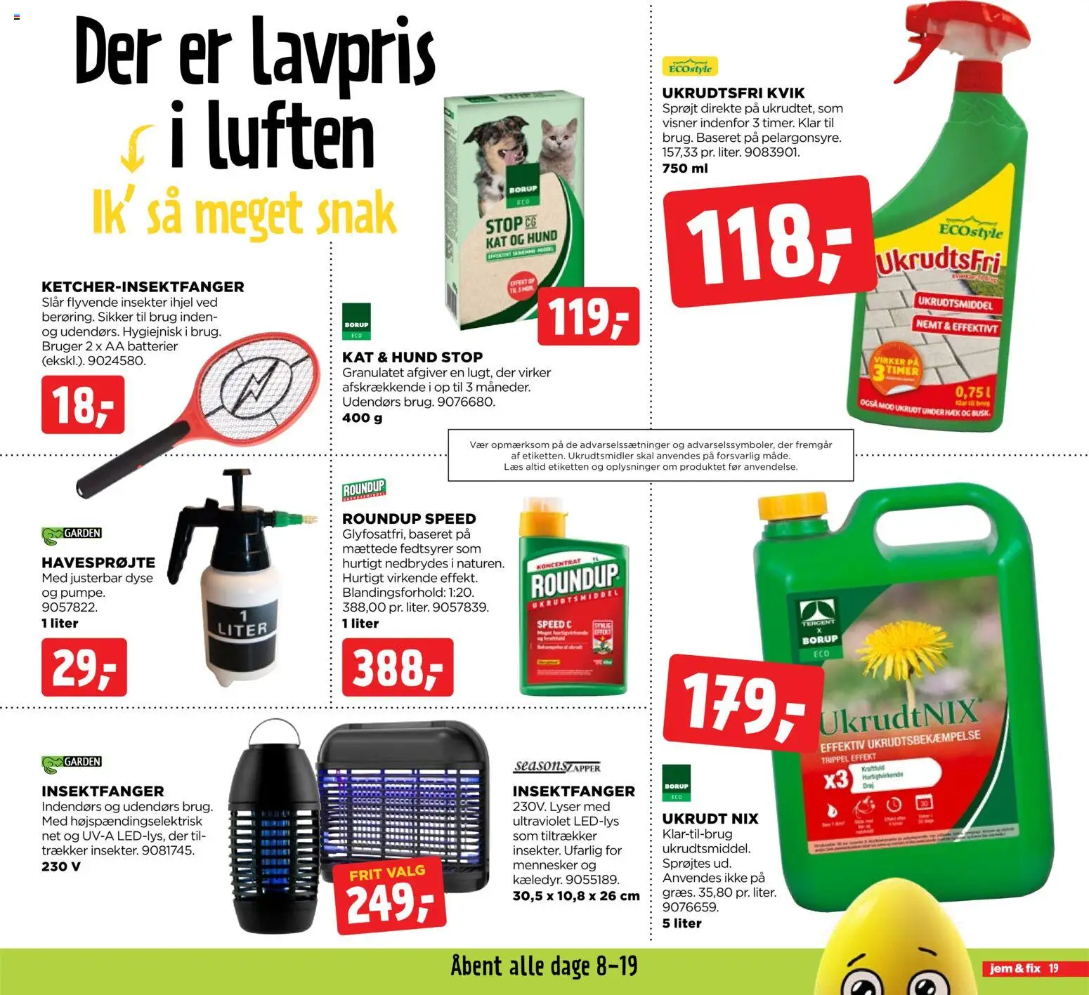 Jem & fix tilbudsavis – gyldig fra 05.04.2026 | Side: 19 | Produkter: Batterier, Søm