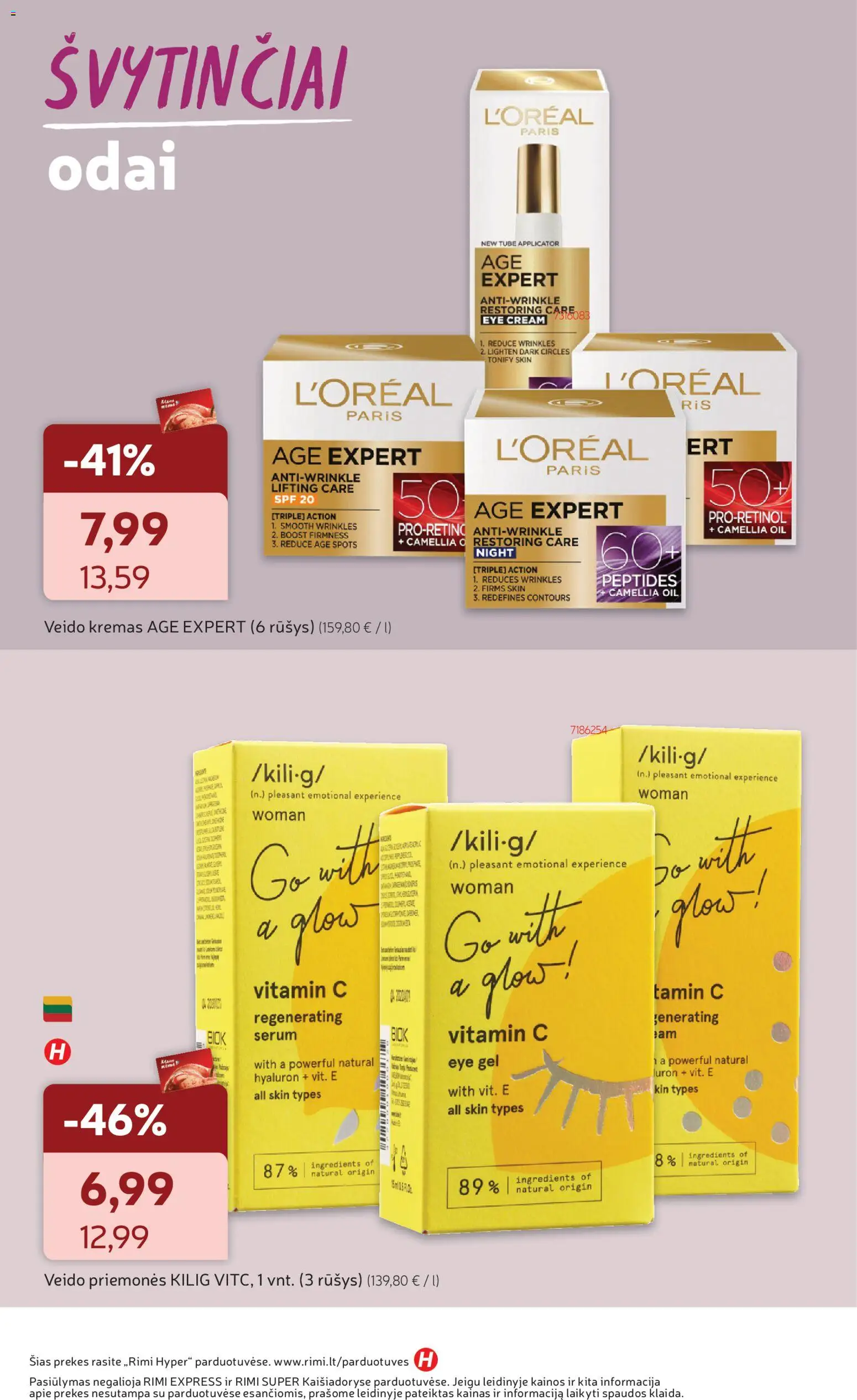 Rimi akcijos nuo 03.03.2026 | Puslapis: 2 | Prekių: Kremas