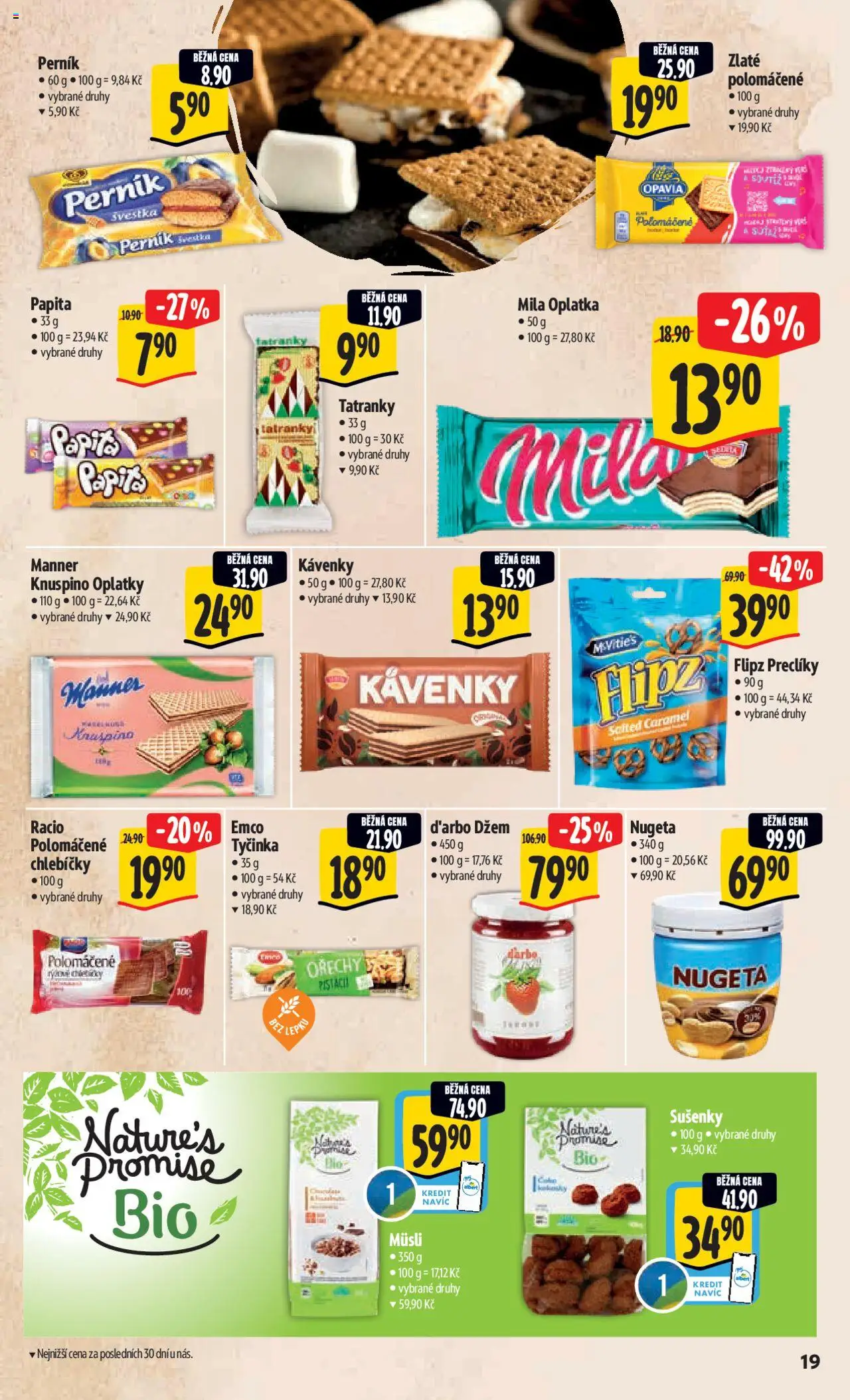 Albert leták - Hypermarket od 25.06.2025 | Strana: 28 | Produkty: Džem, Ořechy, Nugeta, Müsli