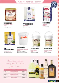 Vista previa Makro - Restaurantes Italianos válido desde el 01.05.2025 | Página: 23 | Productos: Polvo, Crema de cacao, Pasta, Crema