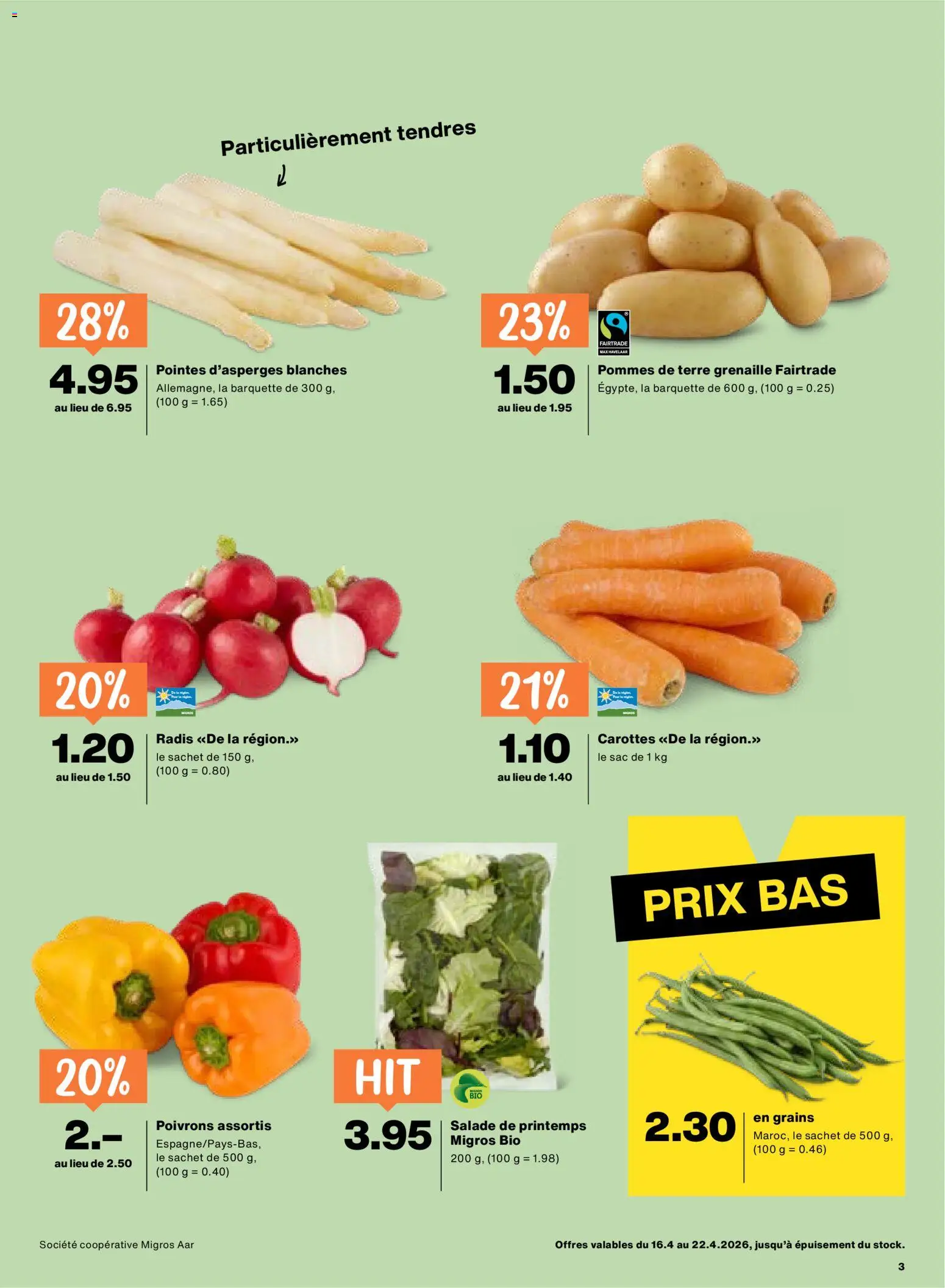 Migros aktionen FR – gültig ab 16.04.2026 | Seite: 3