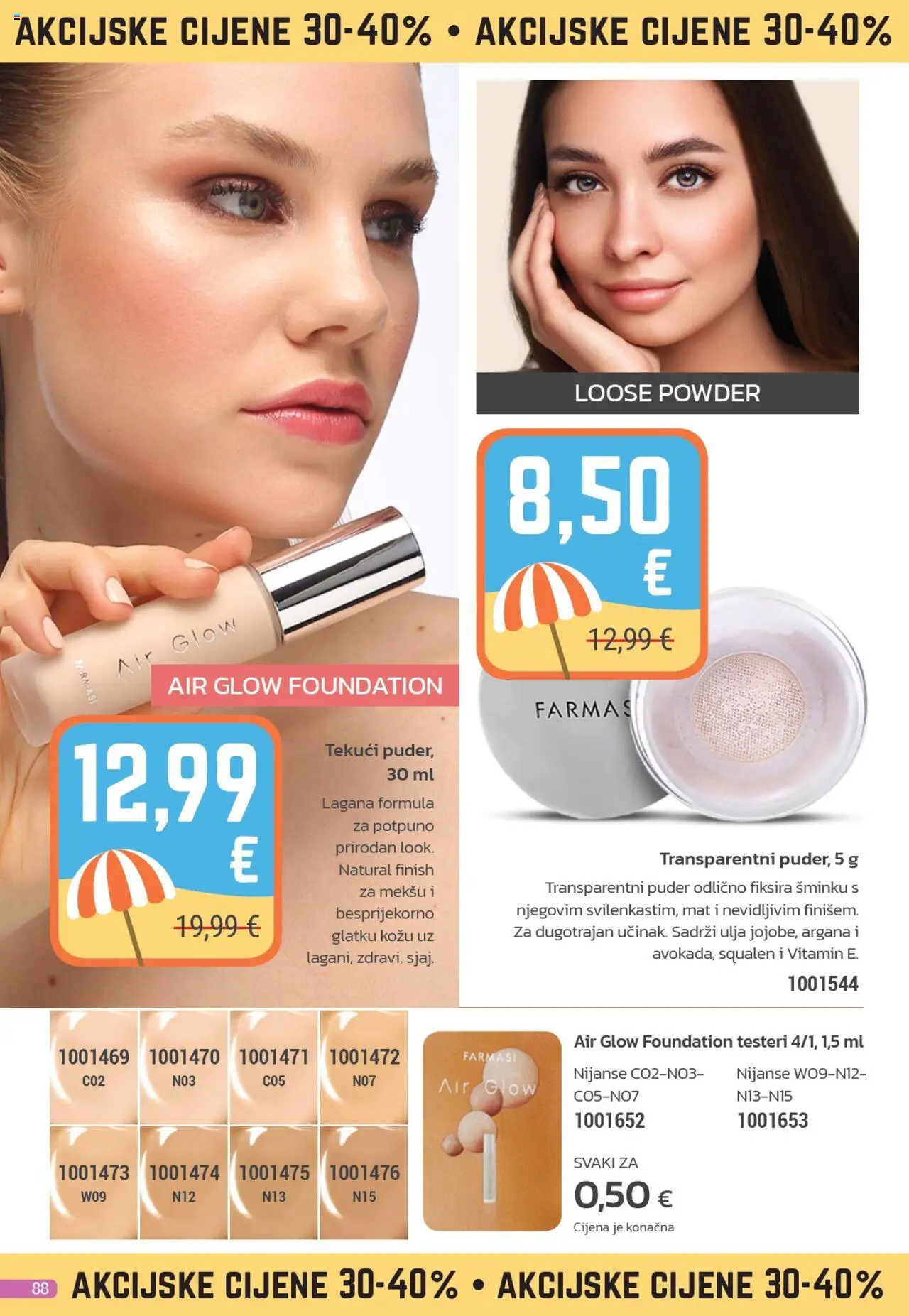 Farmasi katalog | vrijedi od 01.07.2025 | Stranica: 88 | Proizvodi: Puder, Finish