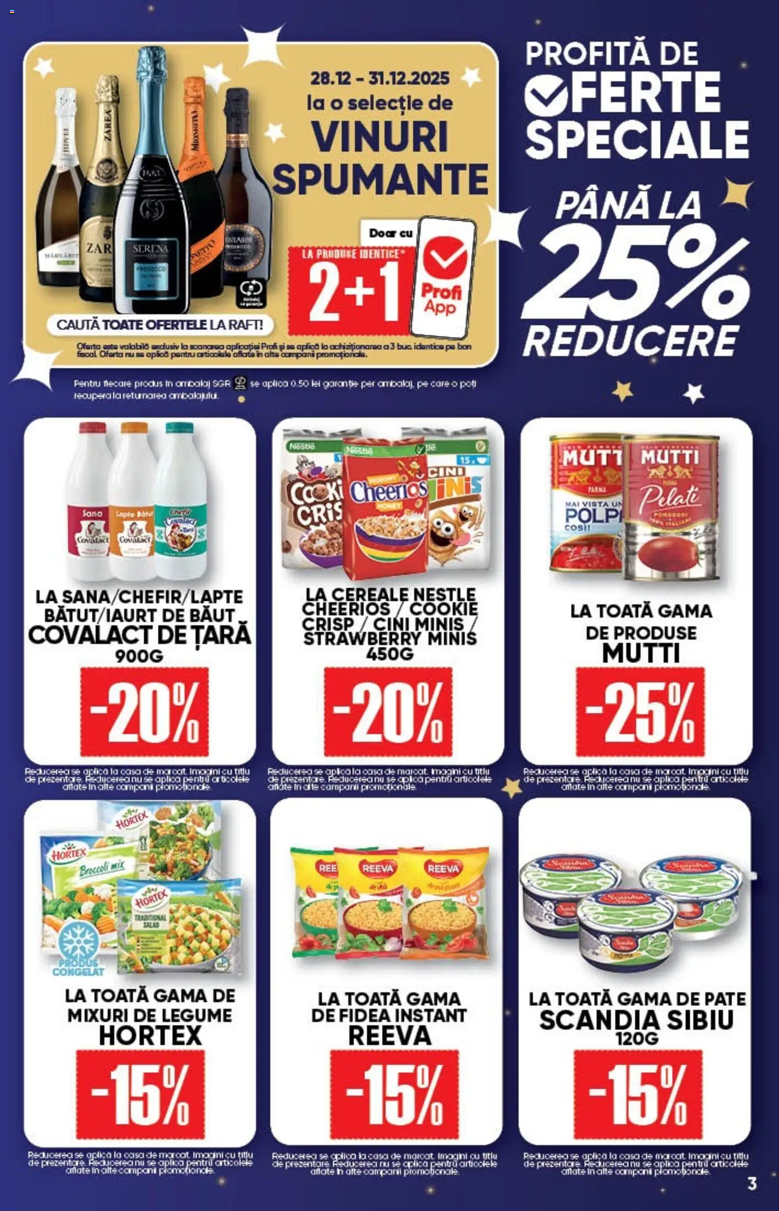 Noul catalog Profi – valabil de la 26.12.2025 | Pagină: 3 | Produse: Raft, Pate, Cereale, Legume