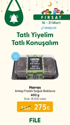 16.03.2026 tarihinden itibaren geçerli olan File Market kataloğu önizlemesi