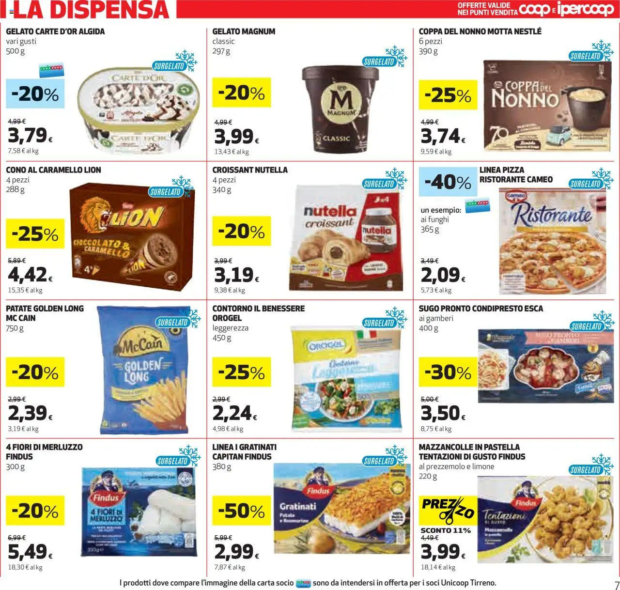 Volantino Ipercoop del 22.05.2025 | Pagina: 7 | Prodotti: Cioccolato, Merluzzo, Nutella, Prezzemolo