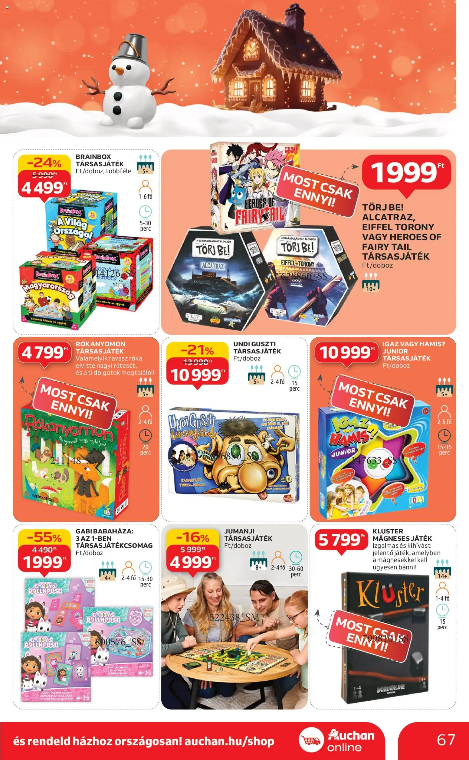 Auchan akciós ujság - amely érvényes a következő dátumtól: 04.12.2025 | Oldal: 67