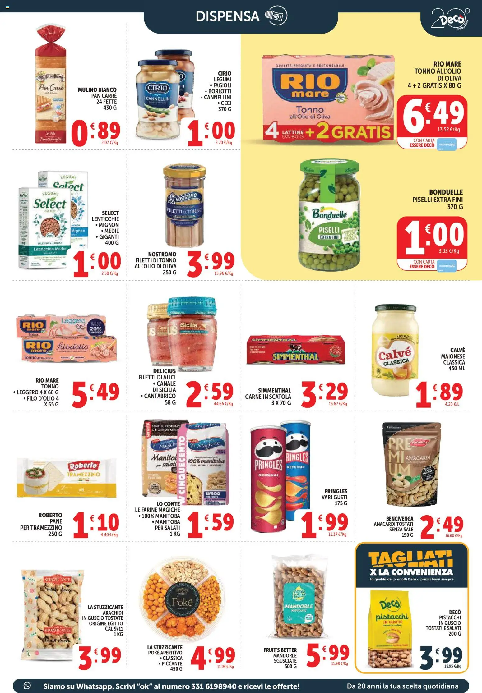 Volantino Decò del 27.03.2026 | Pagina: 21 | Prodotti: Sale, Alici, Scatola, Profumo