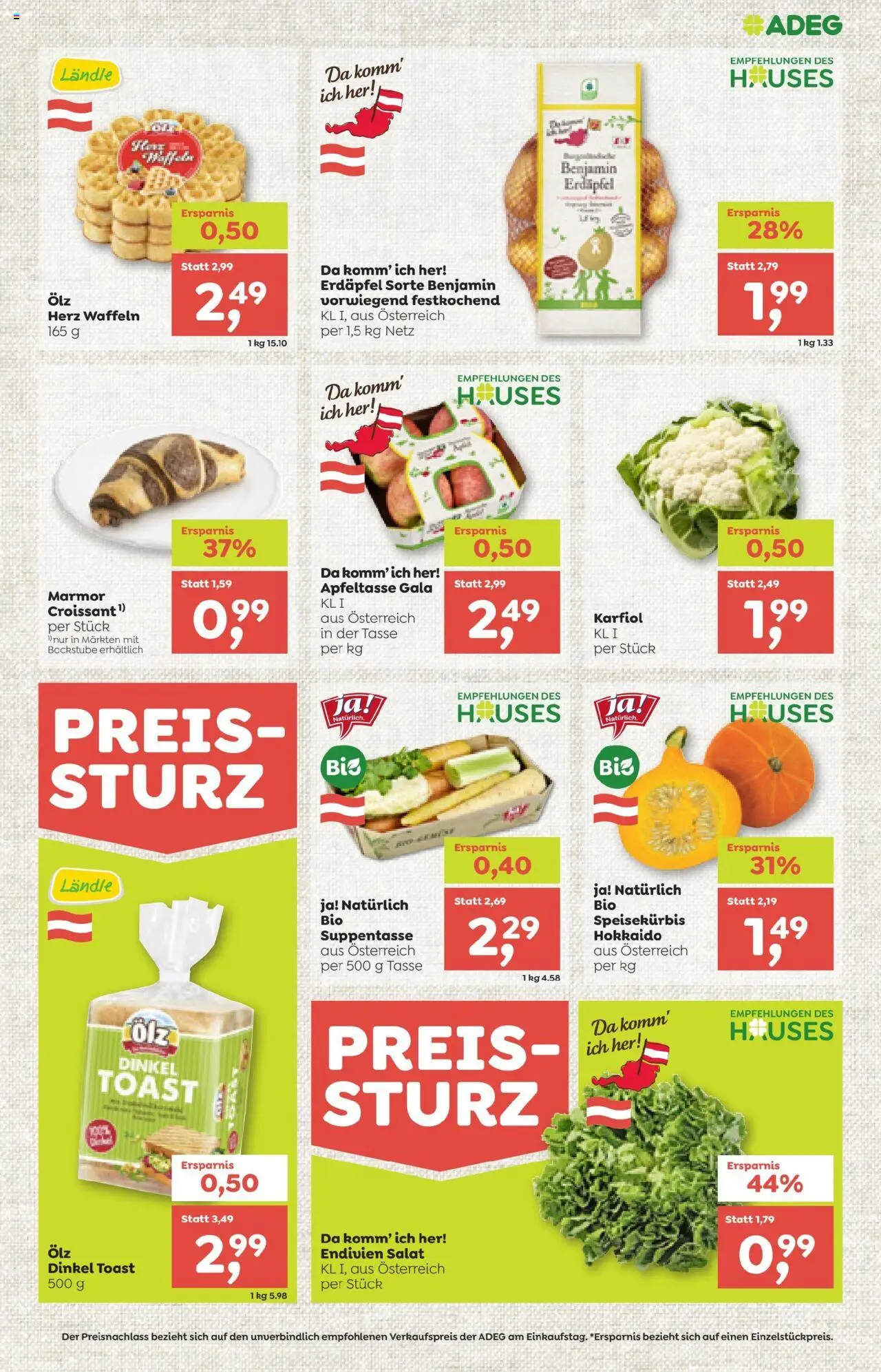 ADEG Vorarlberg gültig ab 18.09.2025 | Seite: 3 | Produkte: Salat, Rum