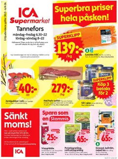 ICA Supermarket - Linköping - Förhandsvisning av reklamblad från butik ICA Supermarket aktuell från 30.03.2026