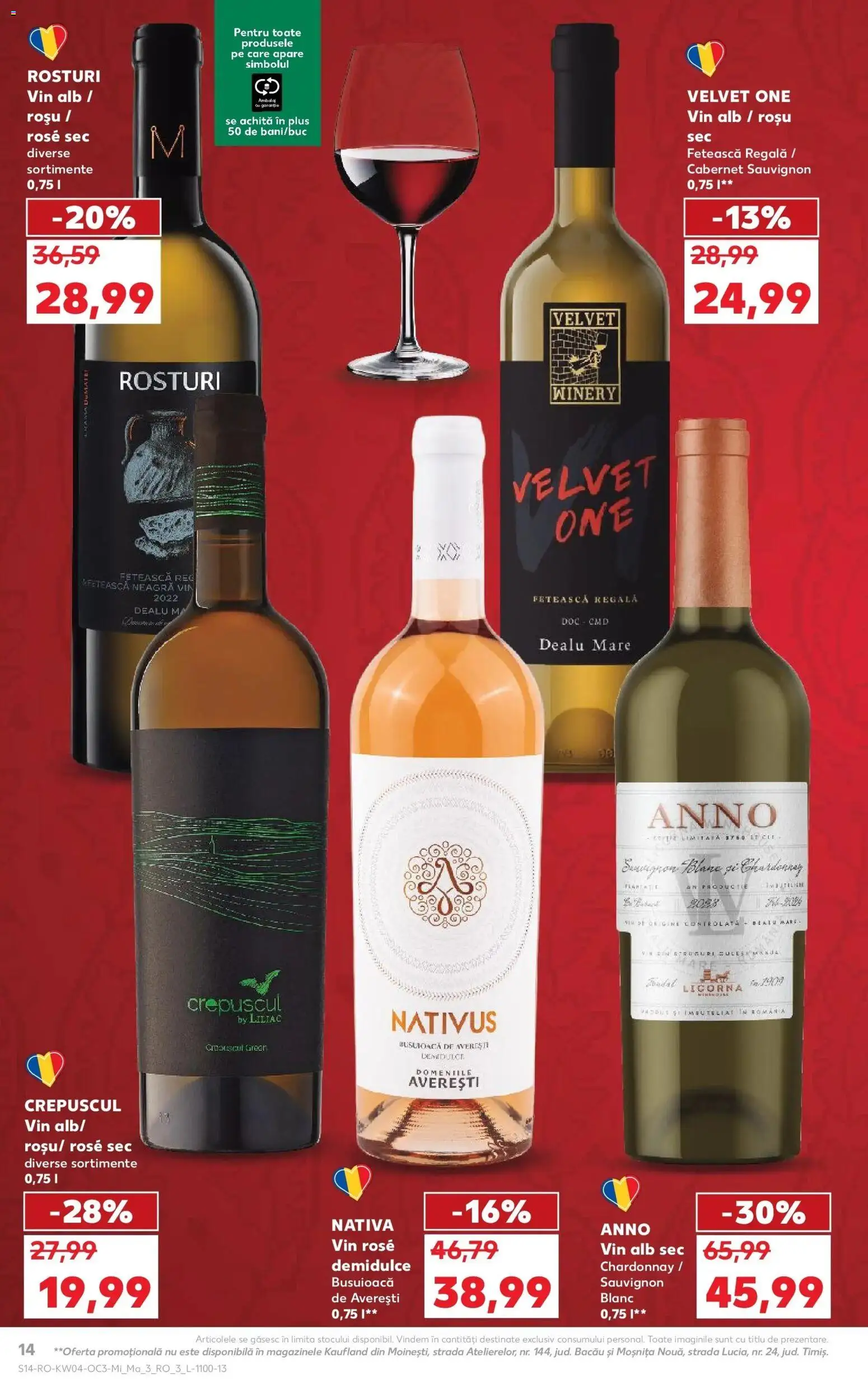 Noul catalog Kaufland – valabil de la 21.01.2026 | Pagină: 14 | Produse: Vin