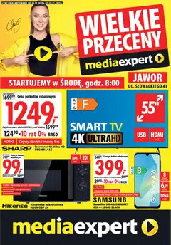 Pogląd oferty "Mediaexpert Gazetka - Wielkie przeceny Jawor" - ważna od 26.11.2025