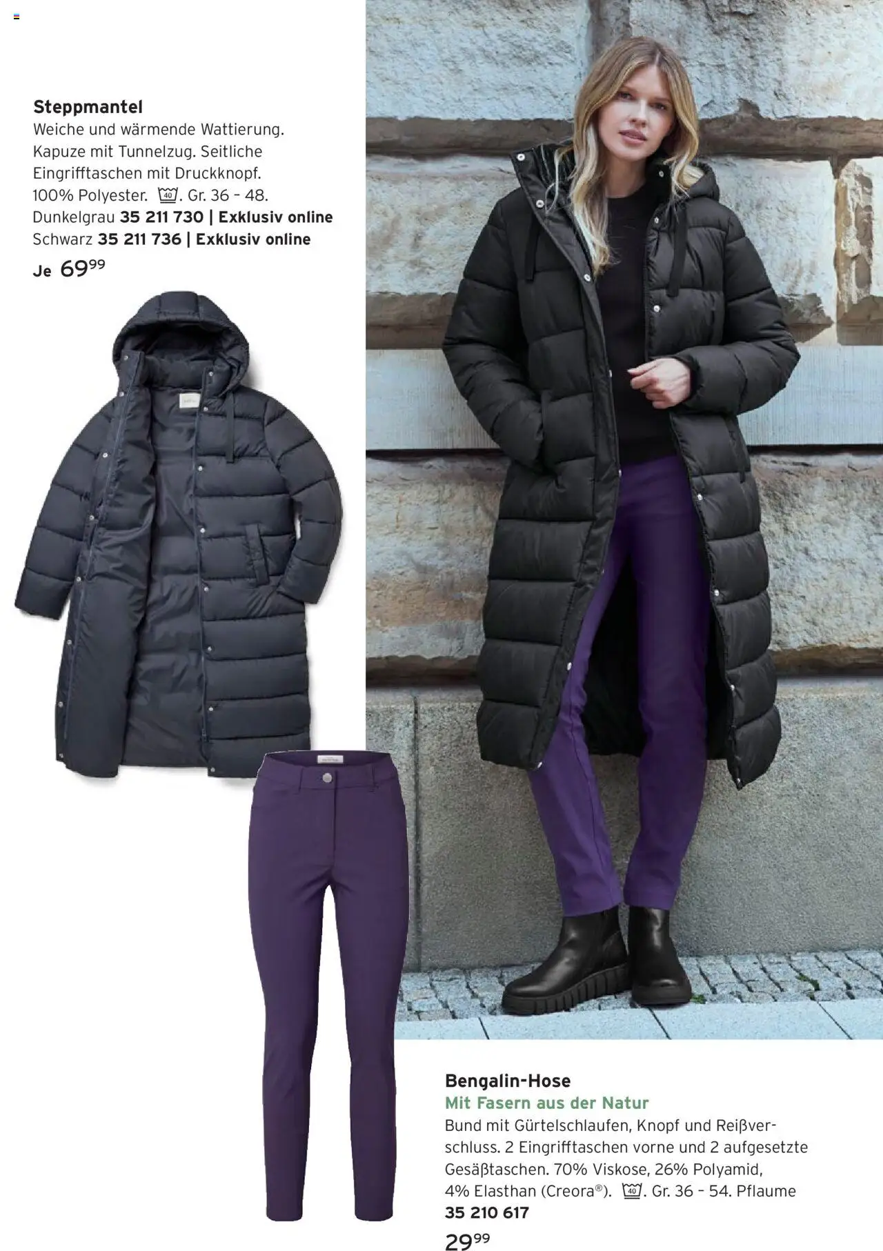 Prospekt Tchibo Winter chic – gültig ab 15.10.2025 | Seite: 22 | Produkte: Steppmantel