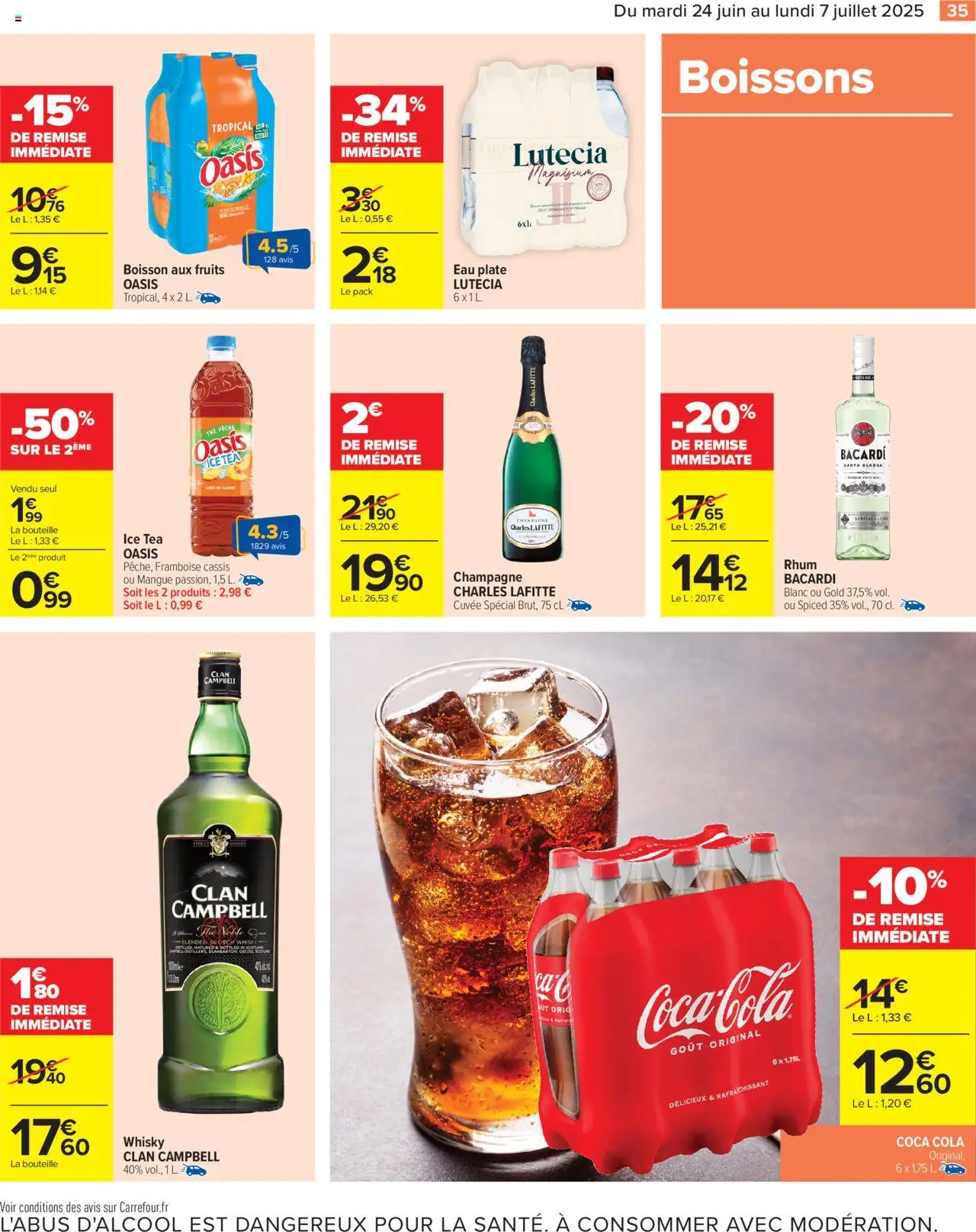  | Page: 37 | Produits: Framboise, Mangue, Pêche, Charles Lafitte