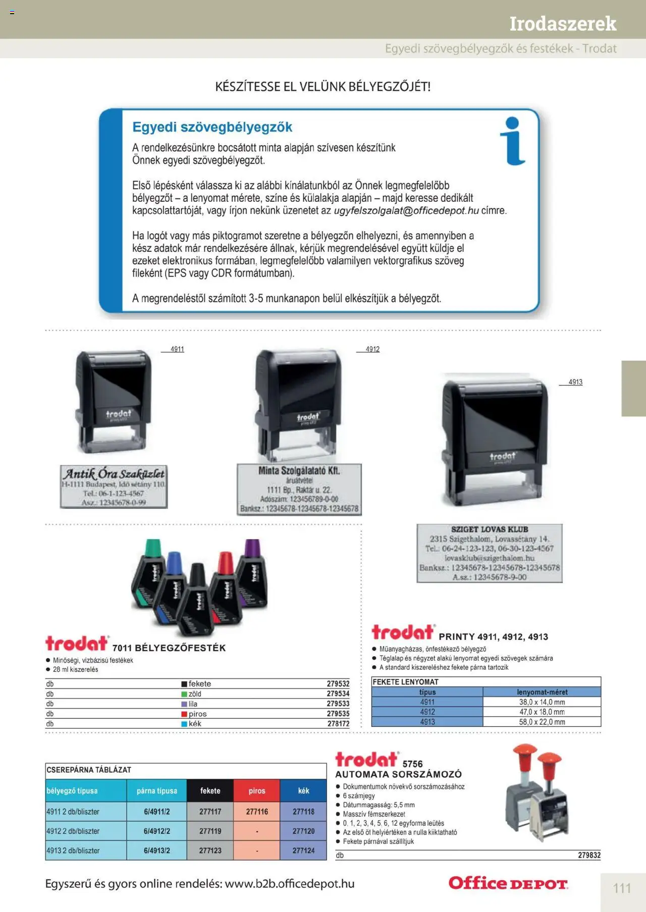 Office Depot akciós ujság - amely érvényes a következő dátumtól: 10.04.2025 | Oldal: 111 | Termékek: Párna, Óra