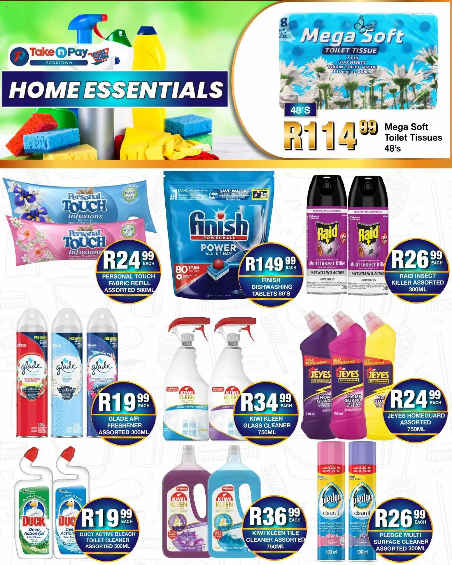 New Take n Pay catalogue – valid from 06.04.2026 | Page: 26 | Products: Powder, Cream, Water, Tissues