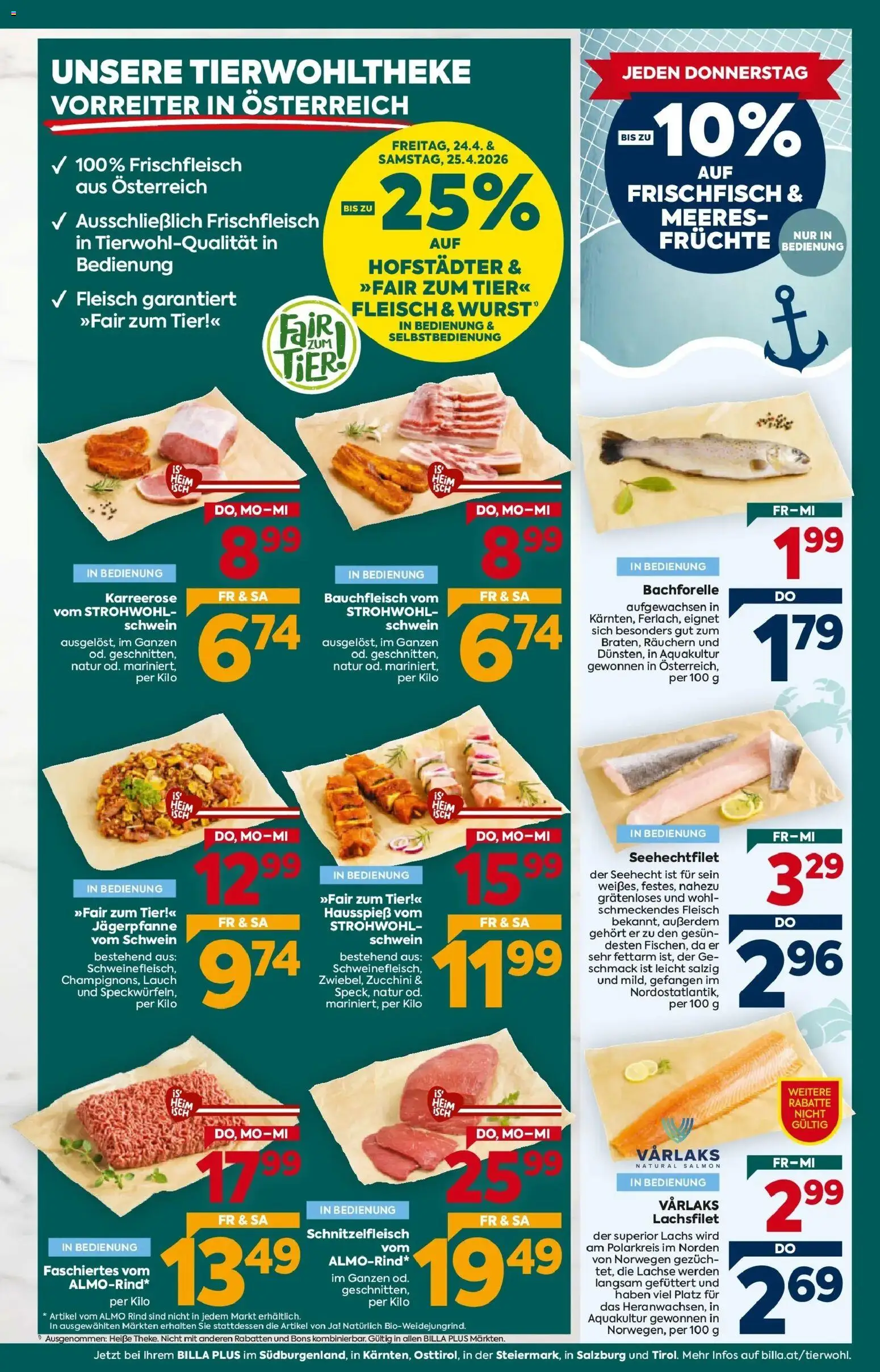 Billa Plus - BILLA PLUS: Flugblatt Salzburg gültig ab 22.04.2026 | Seite: 9