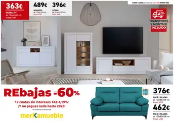 Merkamueble folleto │ válido desde el 07.07.2025 | Página: 6 | Productos: Sofá, Aparador