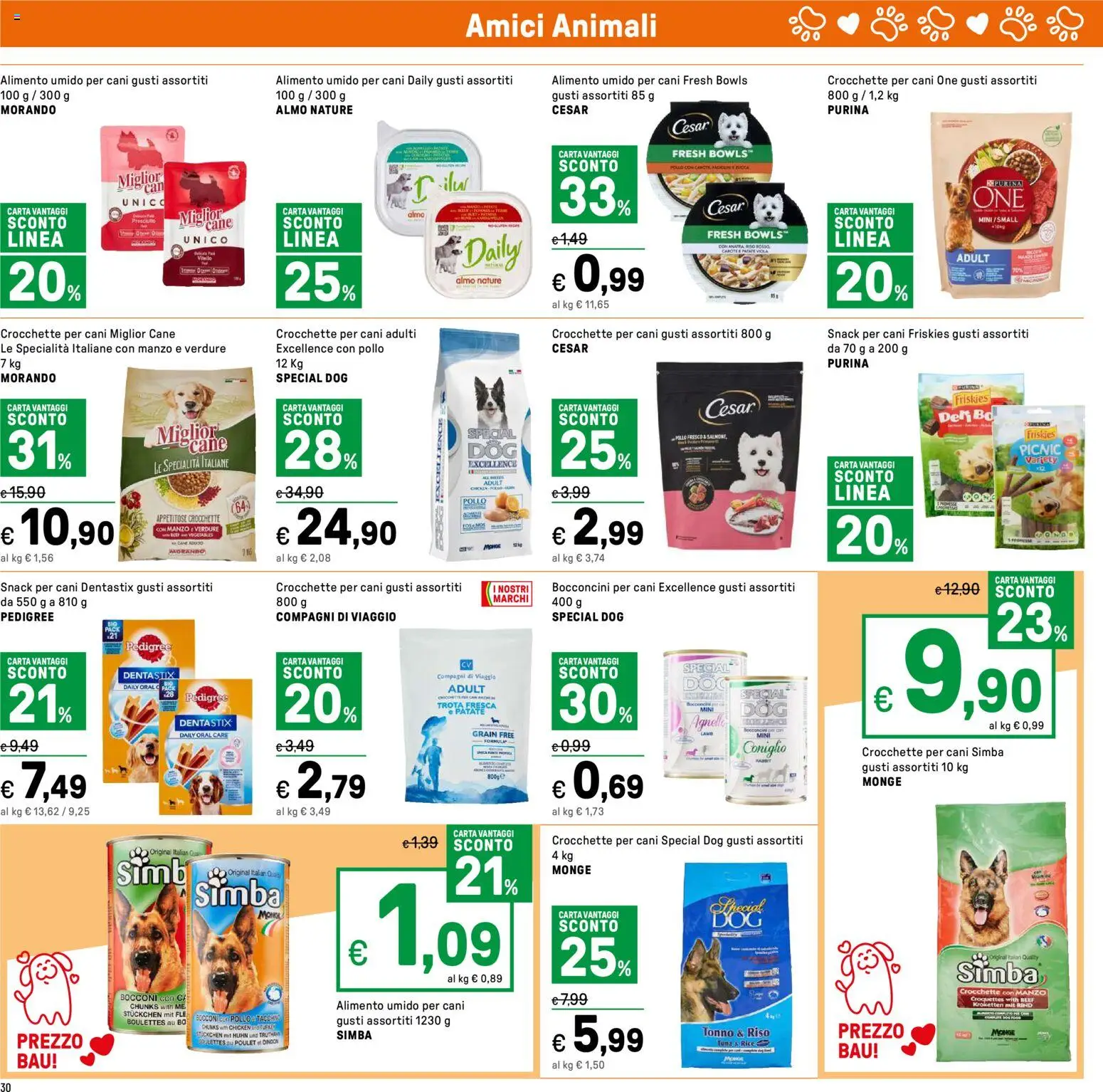 Volantino Iper del 12.02.2026 | Pagina: 30 | Prodotti: Manzo, Verdure, Crocchette, Agnello