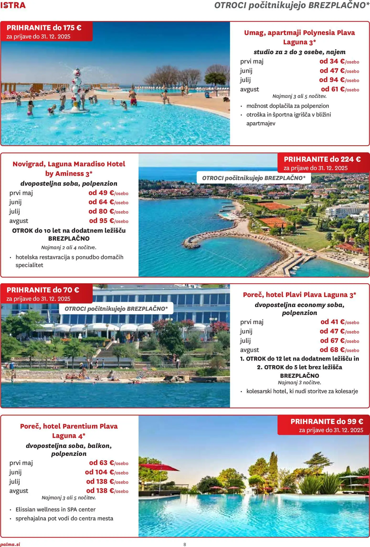 Novi Palma katalog ponudbe – veljaven od 06.11.2025 | Stran: 8