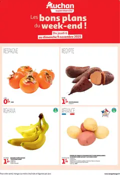 Auchan - Les bons plans du week-end dans votre super ! - Voorbeeld van een folder van Auchan, geldig van 06.11.2025