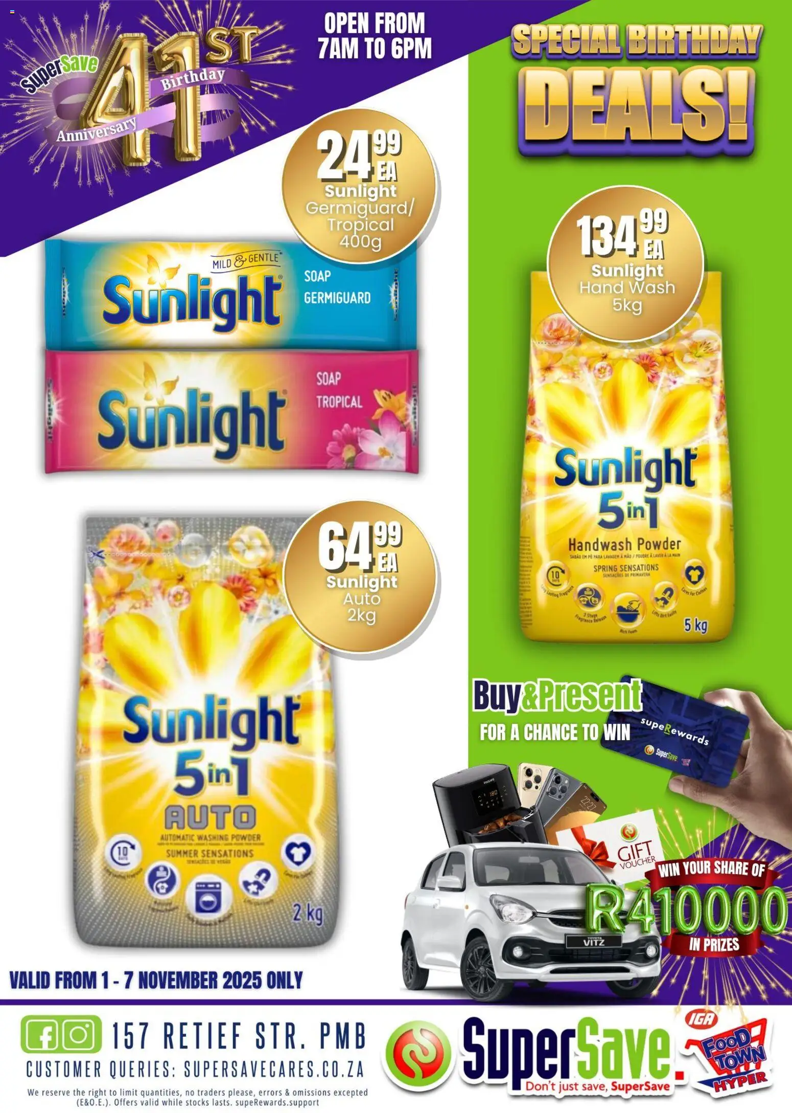 New Super Save catalogue – valid from 31.10.2025 | Page: 13 | Products: Handwash, Powder, Soap, Washing powder