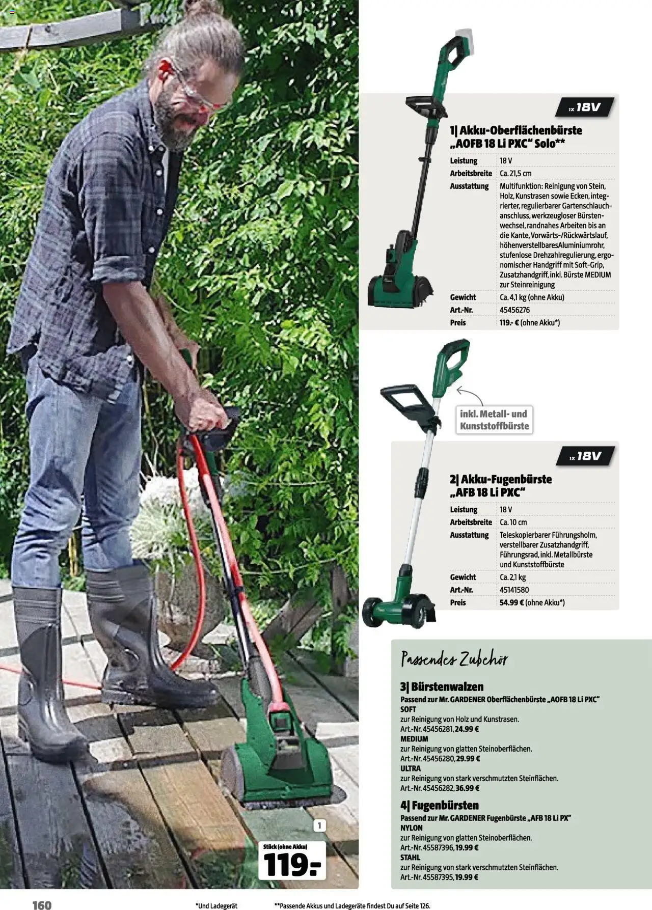 Hagebau Gartenkatalog 2025 gültig ab 05.03.2025 | Seite: 160 | Produkte: Gewicht, Bürste