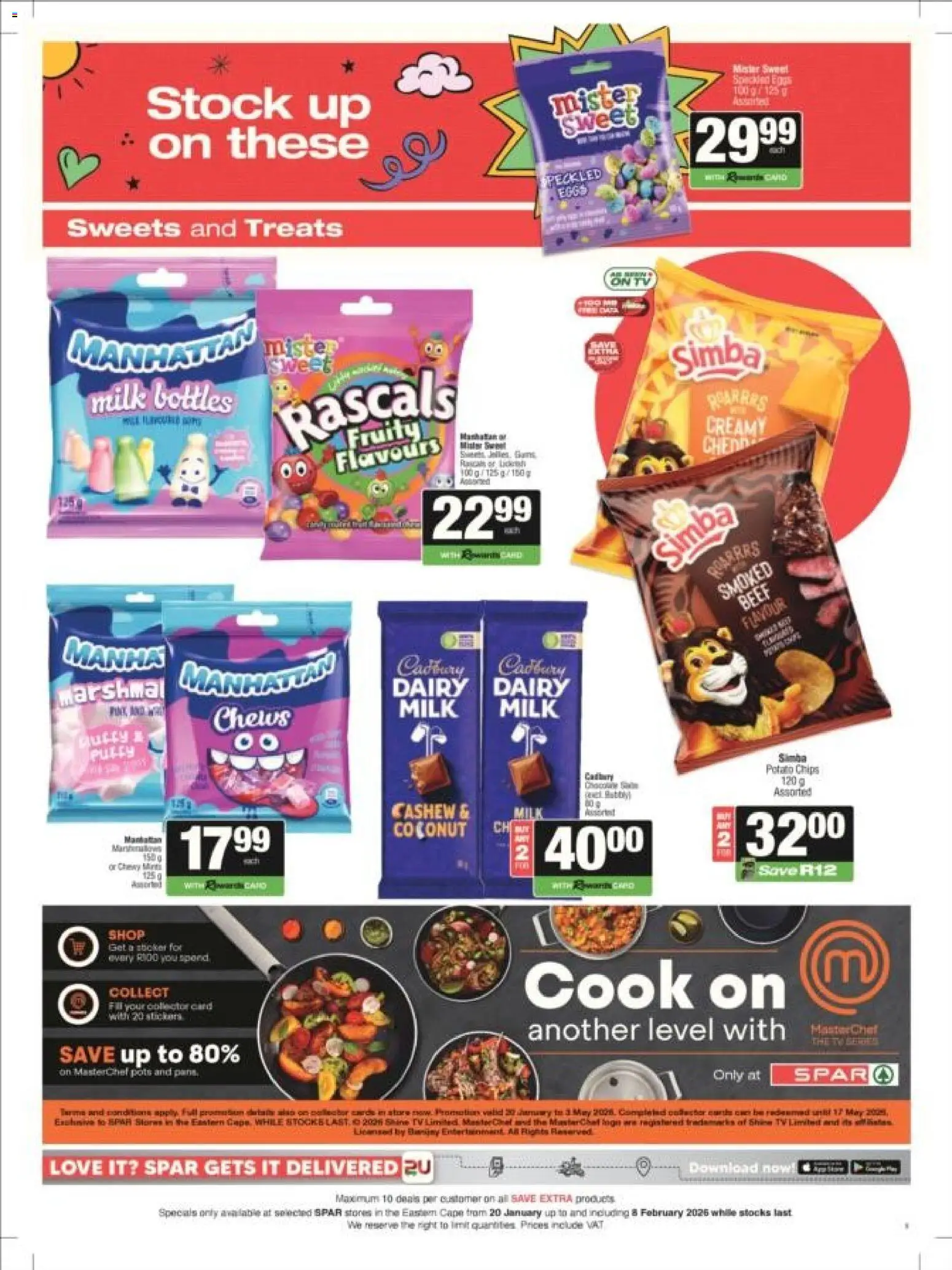 New Spar catalogue – valid from 20.01.2026 | Page: 9 | Products: TV, Milk, Eggs, Stock