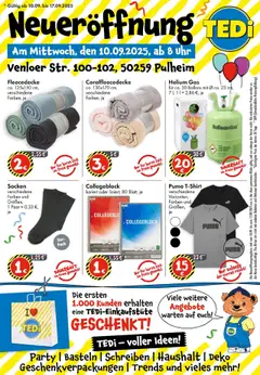 TEDi - TEDi Neueröffnung in Pulheim ab 05.09.2025 gültig