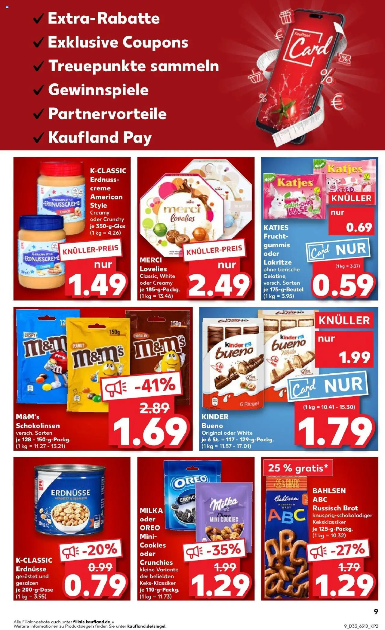 Kaufland prospekt Stolberg	 - gültig ab dem 18.08.2025 | Seite: 22 | Produkte: Kinder bueno, M&M's, Milka, Creme