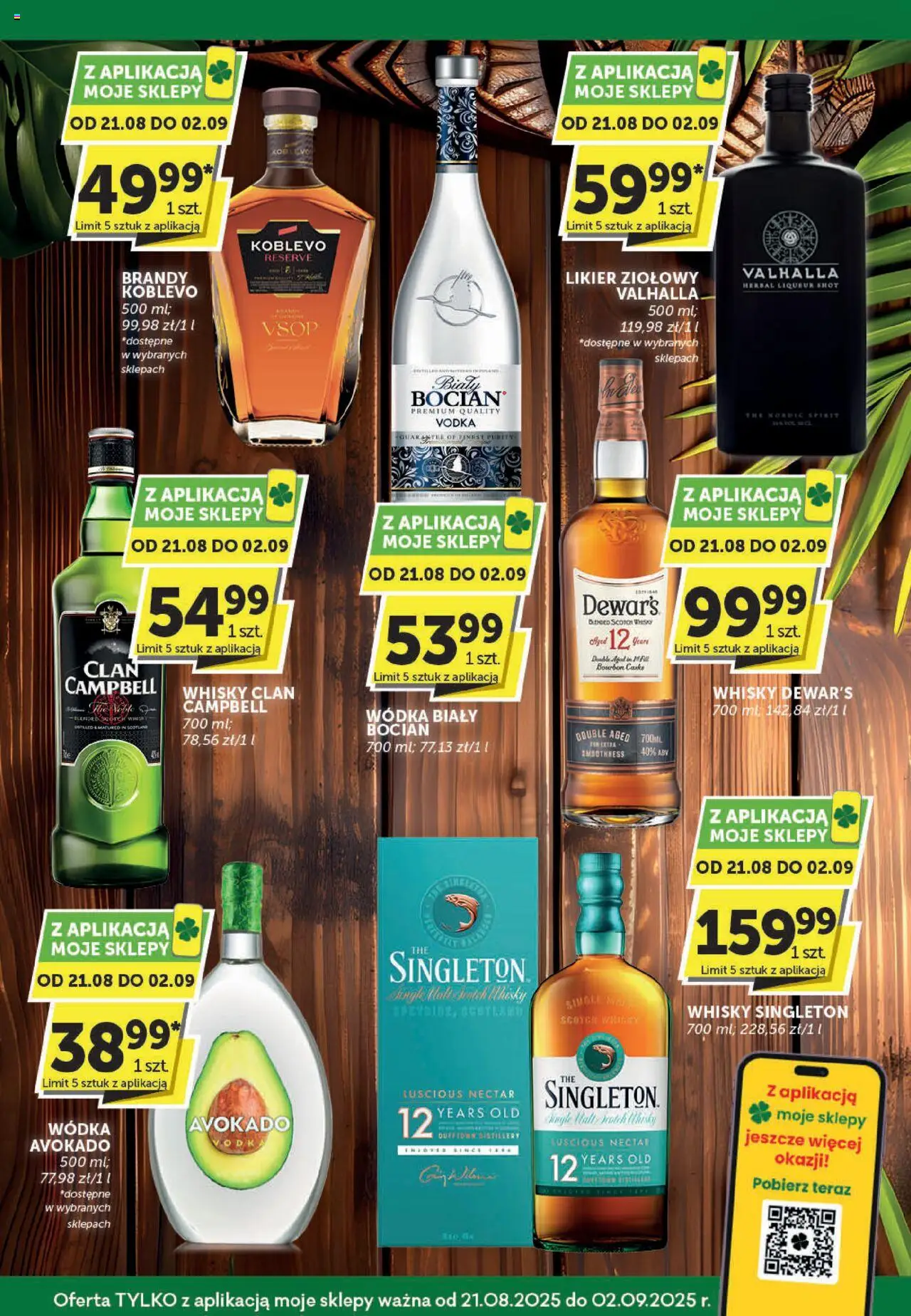 Groszek Gazetka - Katalog alkoholowy od 21.08.2025 | Strona: 5 | Produkty: Likier ziołowy, Bourbon, Vodka, Whisky