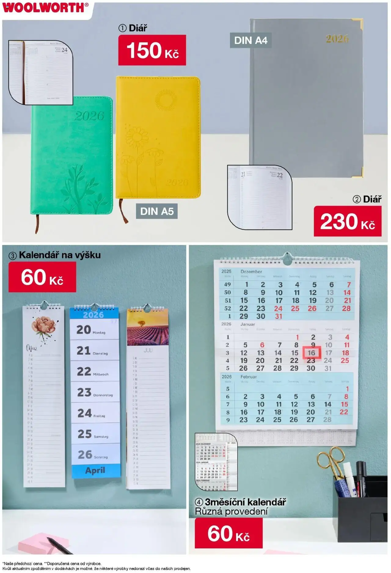 Woolworth leták od 10.10.2025 | Strana: 33 | Produkty: Kalendář