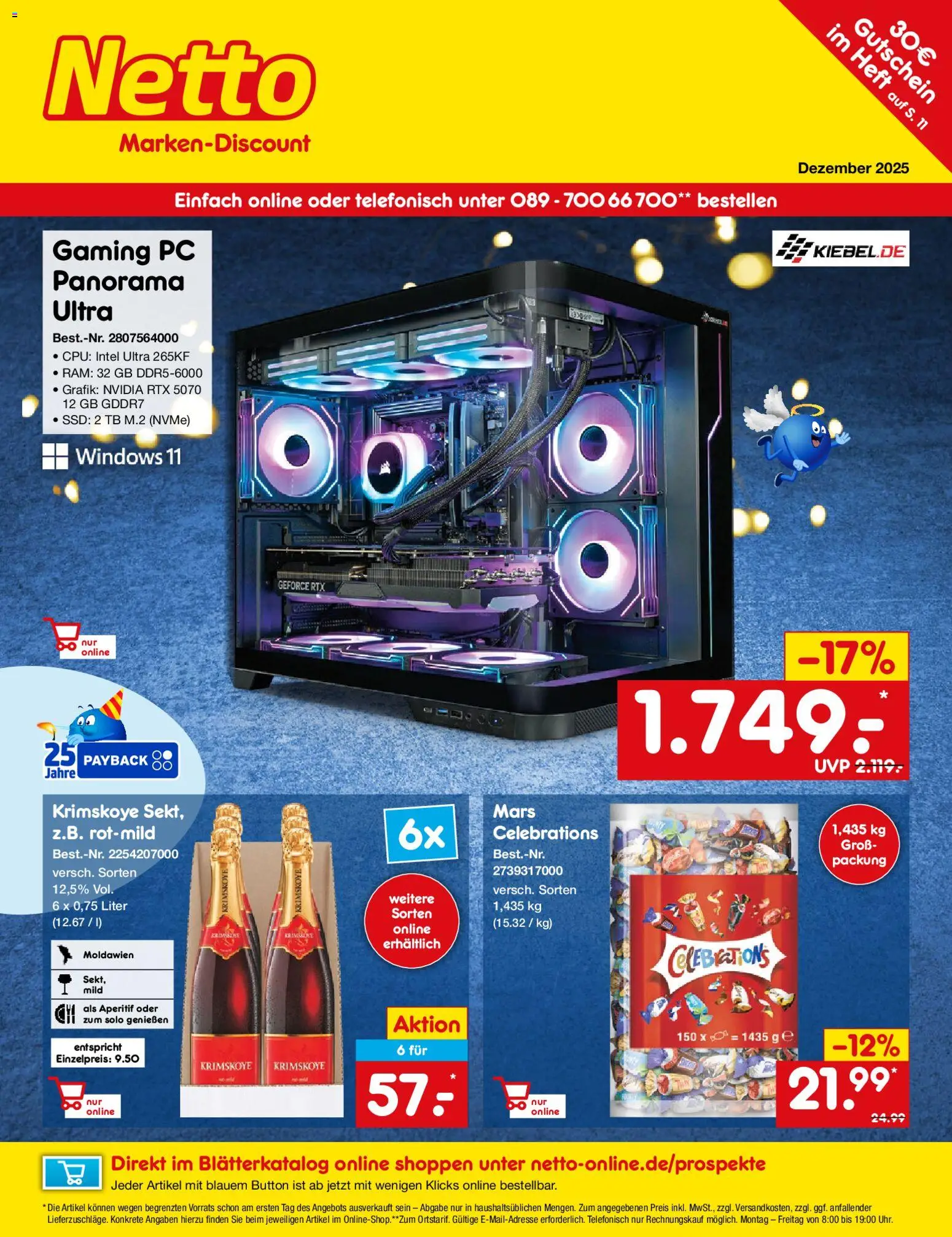 Netto Marken-Discount Online-Angebote Dezember – gültig ab 01.12.2025 | Seite: 1