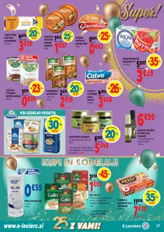 E.leclerc katalog akcije – veljaven od 22.10.2025 | Stran: 17 | Izdelki: Oljčno olje, Olje, Leča, Riz