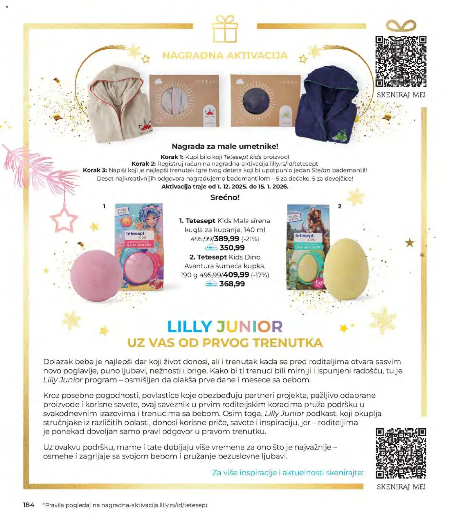 Lilly drogerie katalog - važi od 01.12.2025 | Strana: 184 | Proizvode: Sto