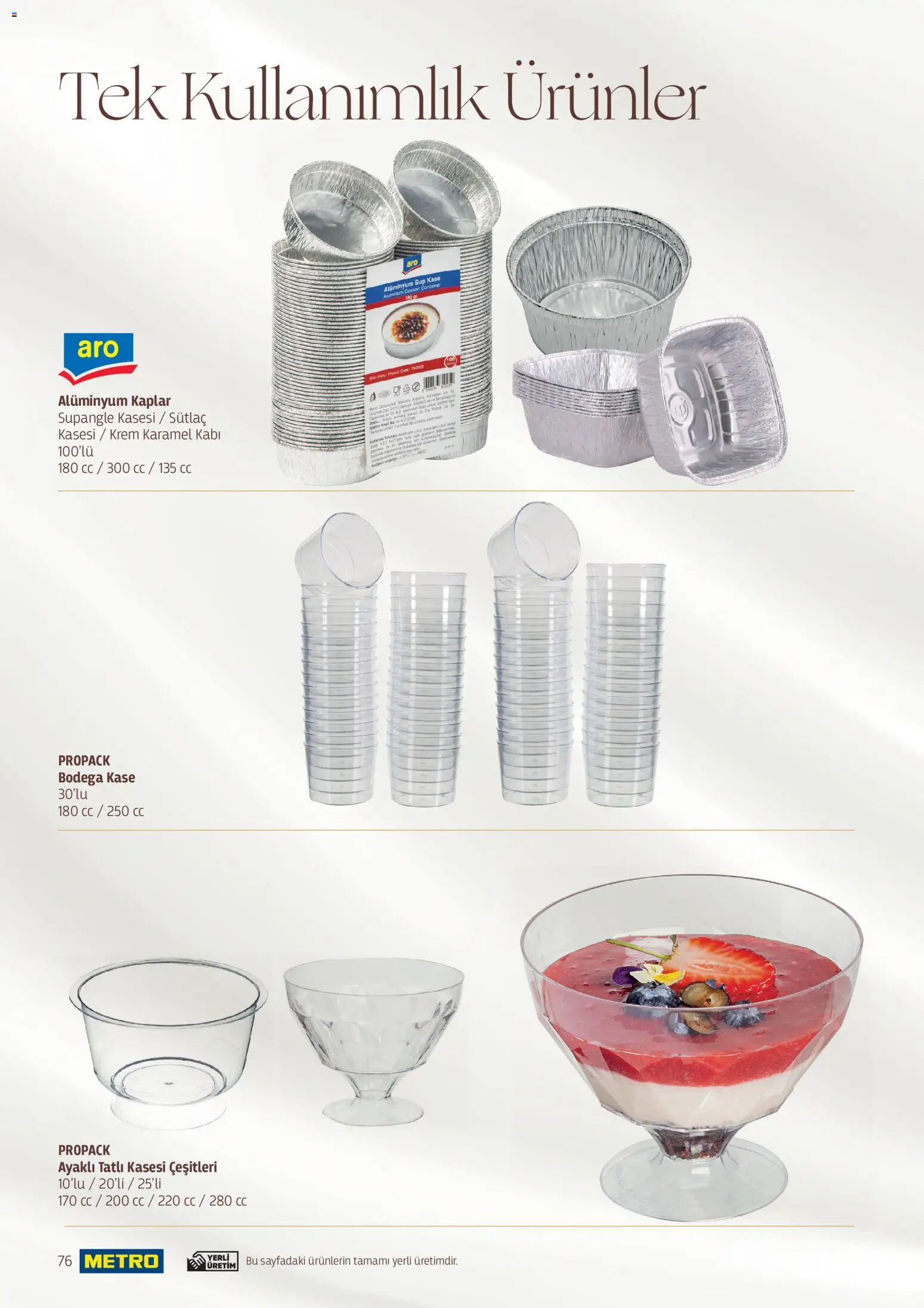 Metro - Pastacılık Kataloğu - 06.04.2026 tarihinden itibaren geçerlidir | Sayfa: 76 | Ürünler: Kaşe, Krem