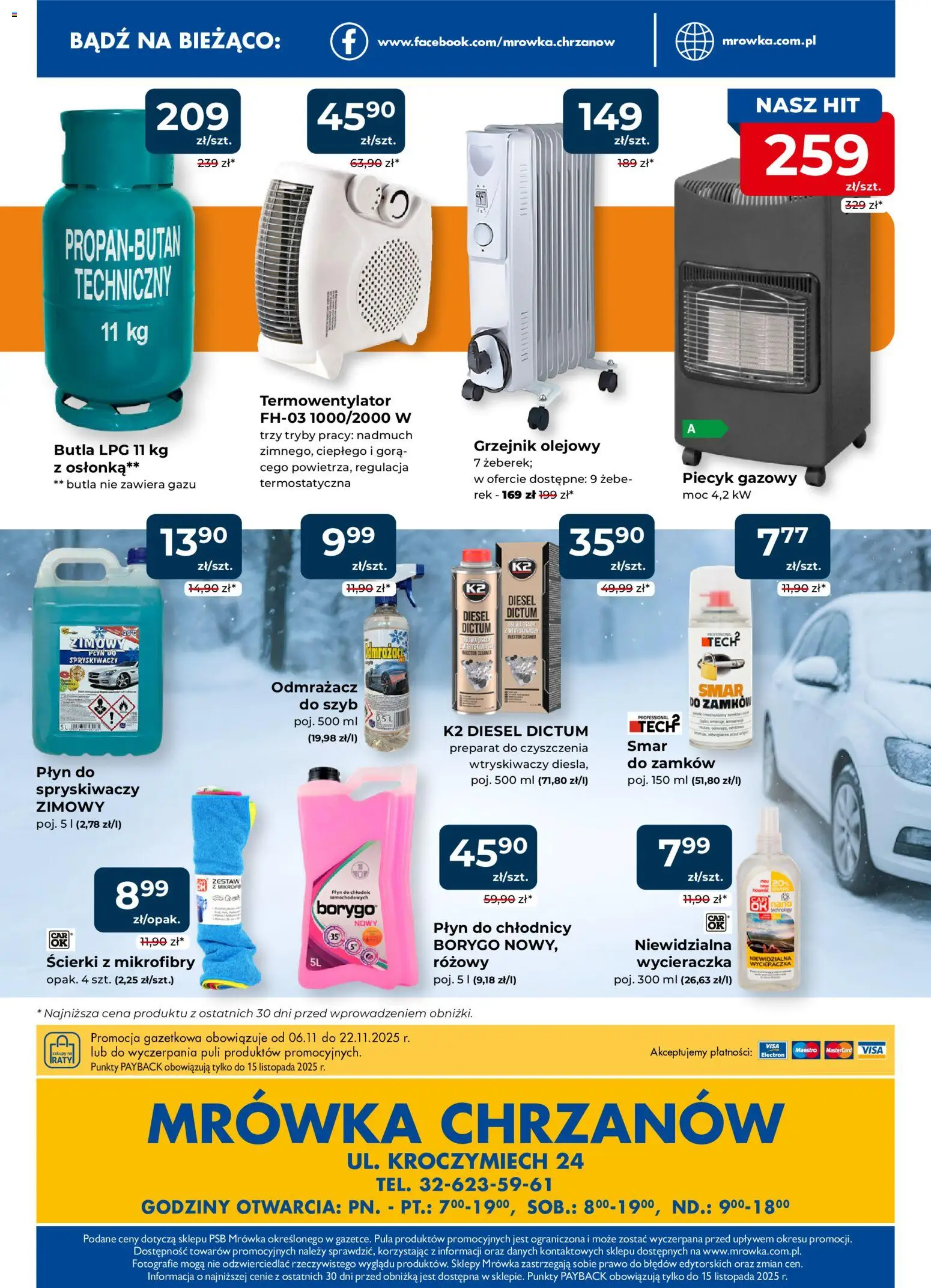 Mrówka Gazetka - Chrzanów od 06.11.2025 | Strona: 4 | Produkty: Ścierki z mikrofibry, Cleaner, Piecyk, Wycieraczka