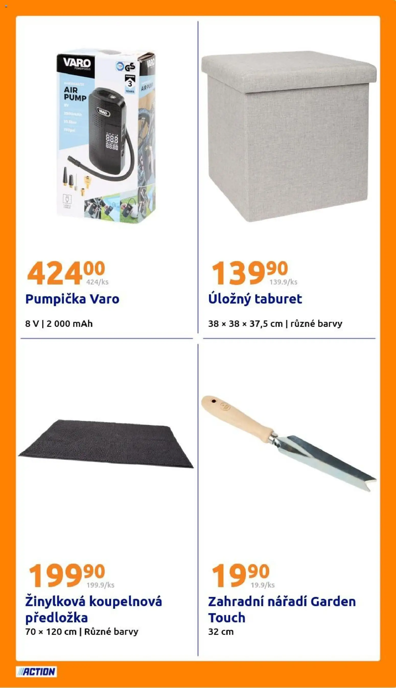 Action leták od 18.02.2026 | Strana: 19 | Produkty: Taburet, Nářadí, Barvy