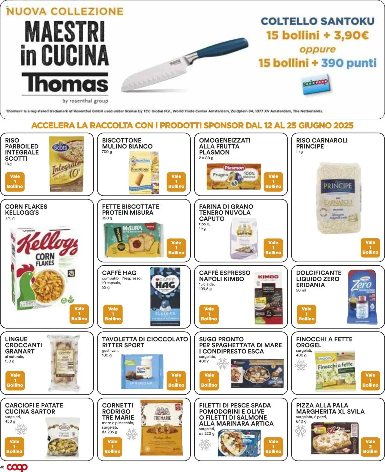 Volantino COOP del 12.06.2025 | Pagina: 40 | Prodotti: Caffè, Patate, Carciofi, The