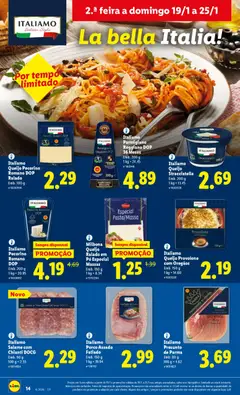 Pré-visualização Italiamo Queijo Pecorino Romano DOP Ralado, Queijo Pecorino Romano DOP Ralado. Emb. 100 g válido de 19.01.2026 | Página: 14