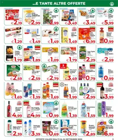 Volantino Despar del 11.09.2025 | Pagina: 3 | Prodotti: Succo, Olio, Nutella, Pesto