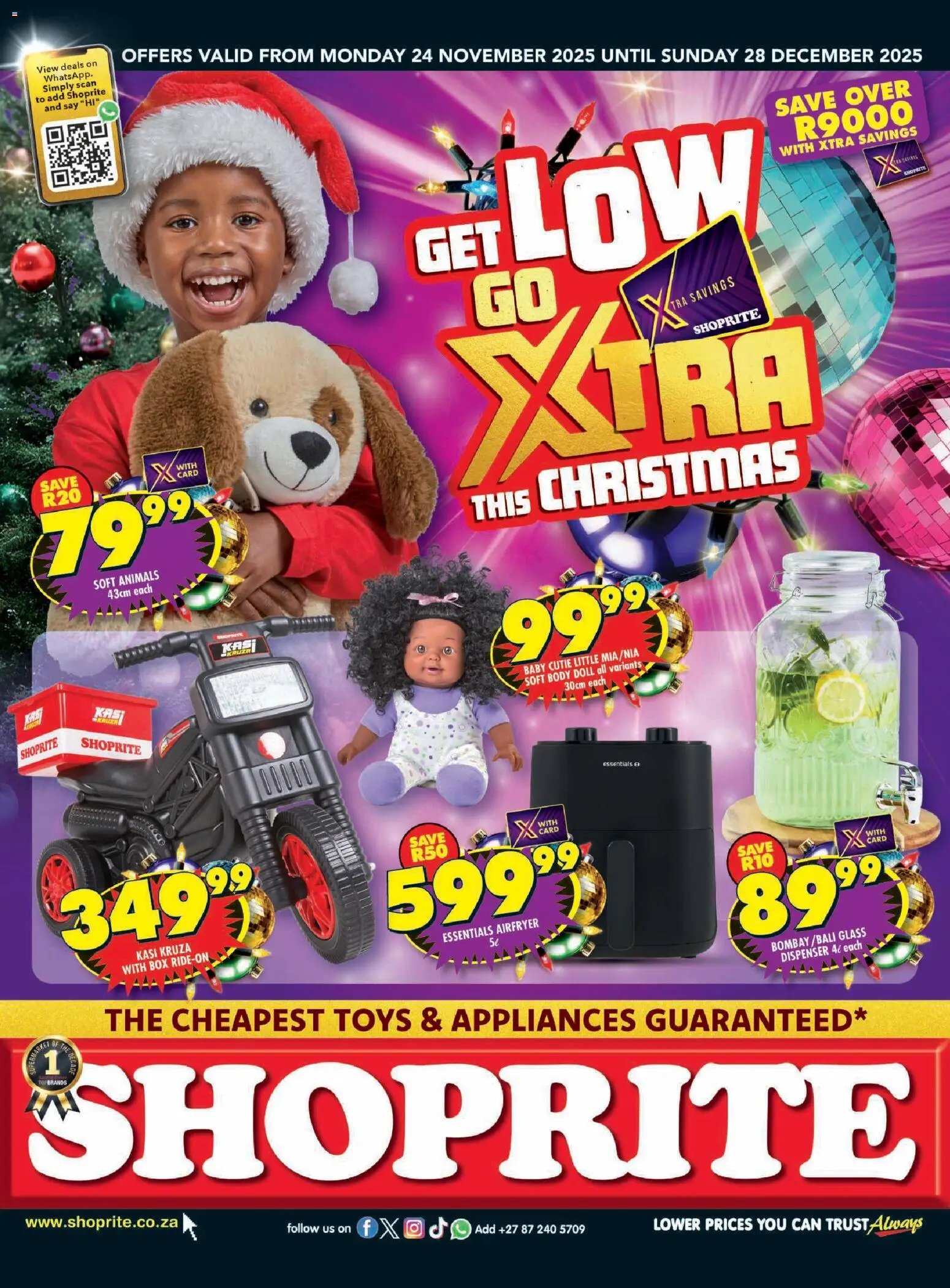 New Shoprite catalogue – valid from 24.11.2025 | Page: 1 | Products: Toys, Box