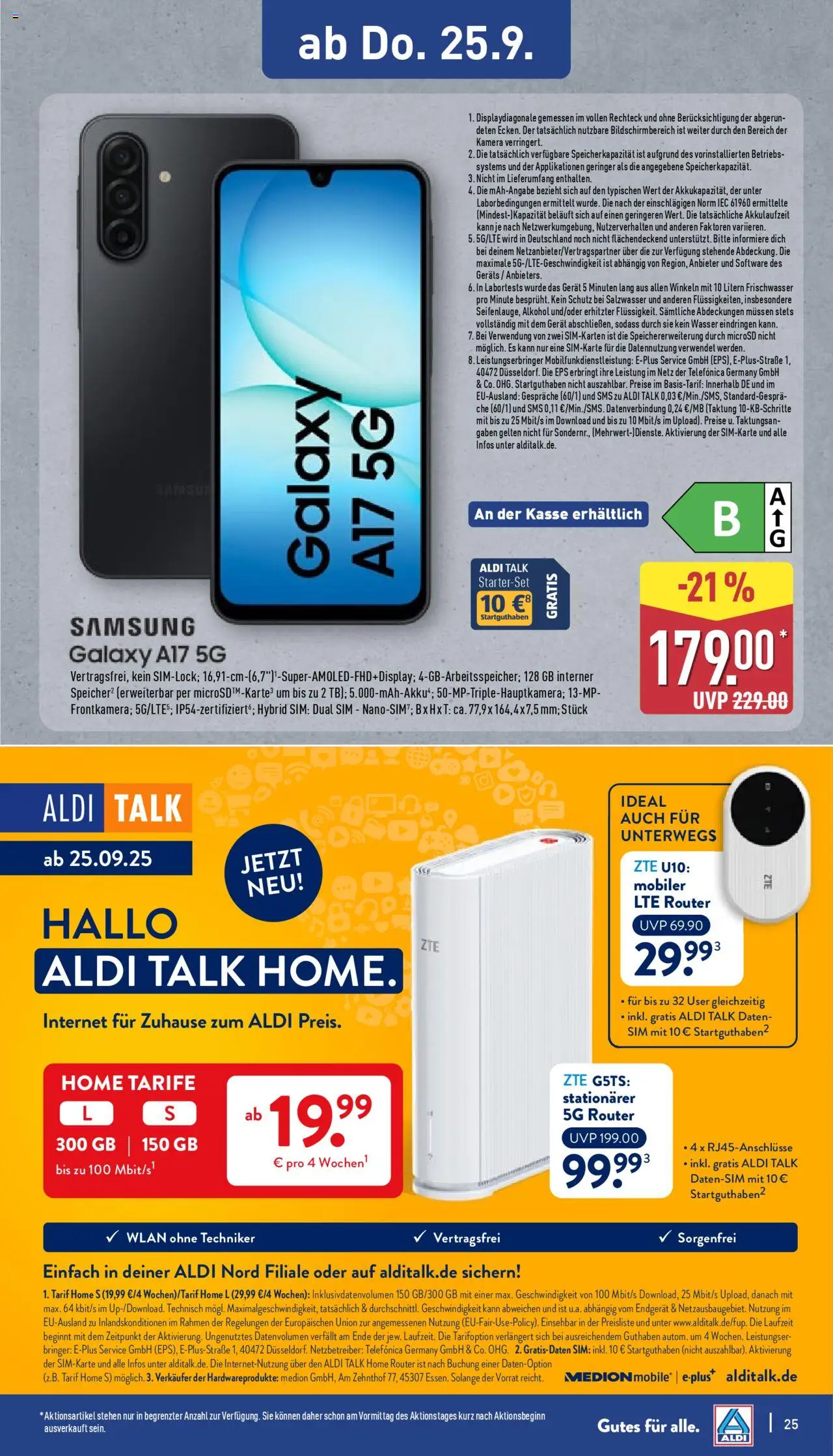 Aldi Prospekt 	 – gültig ab 22.09.2025 | Seite: 29