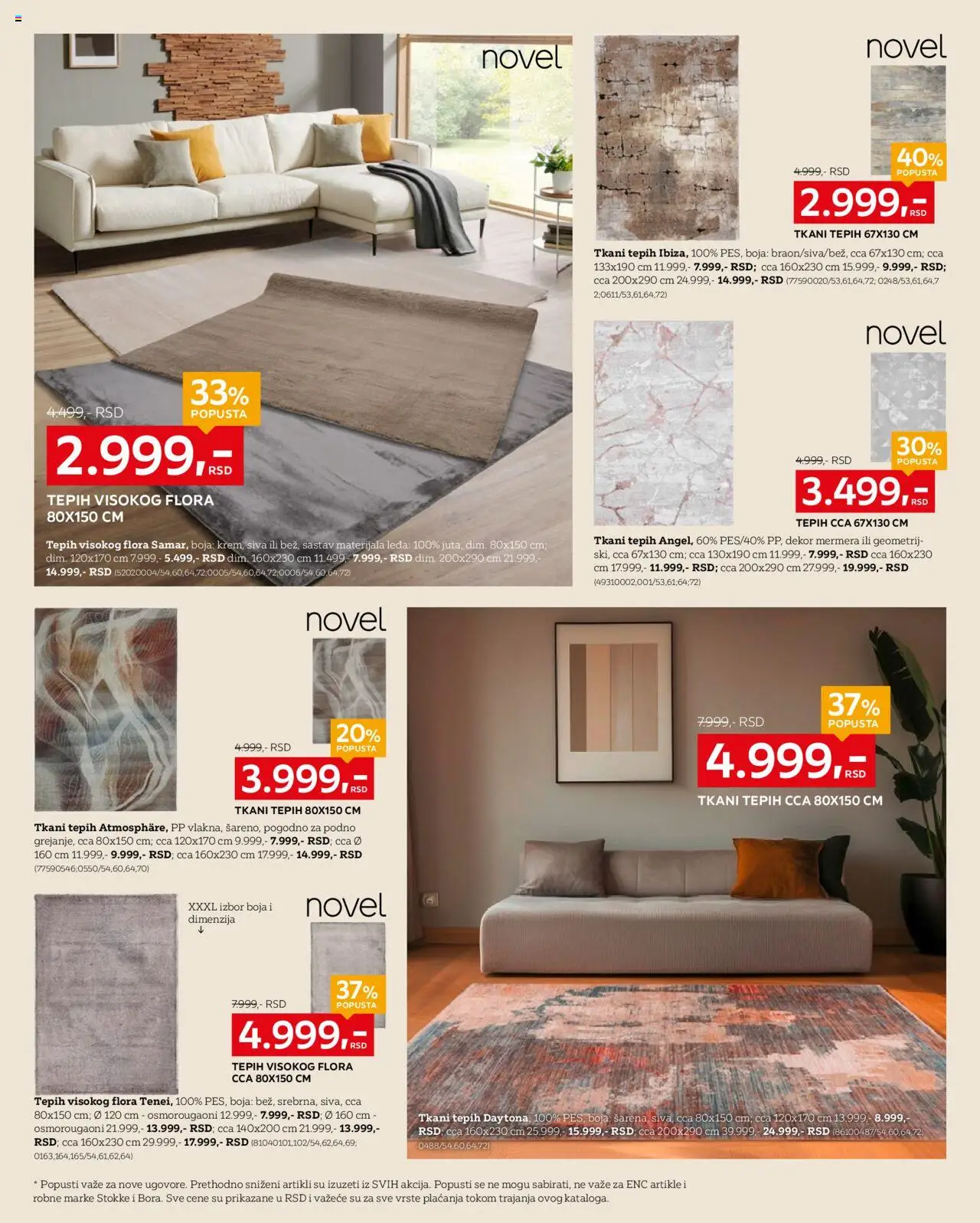 Lesnina XXXL katalog - važi od 29.09.2025 | Strana: 16 | Proizvode: Tepih