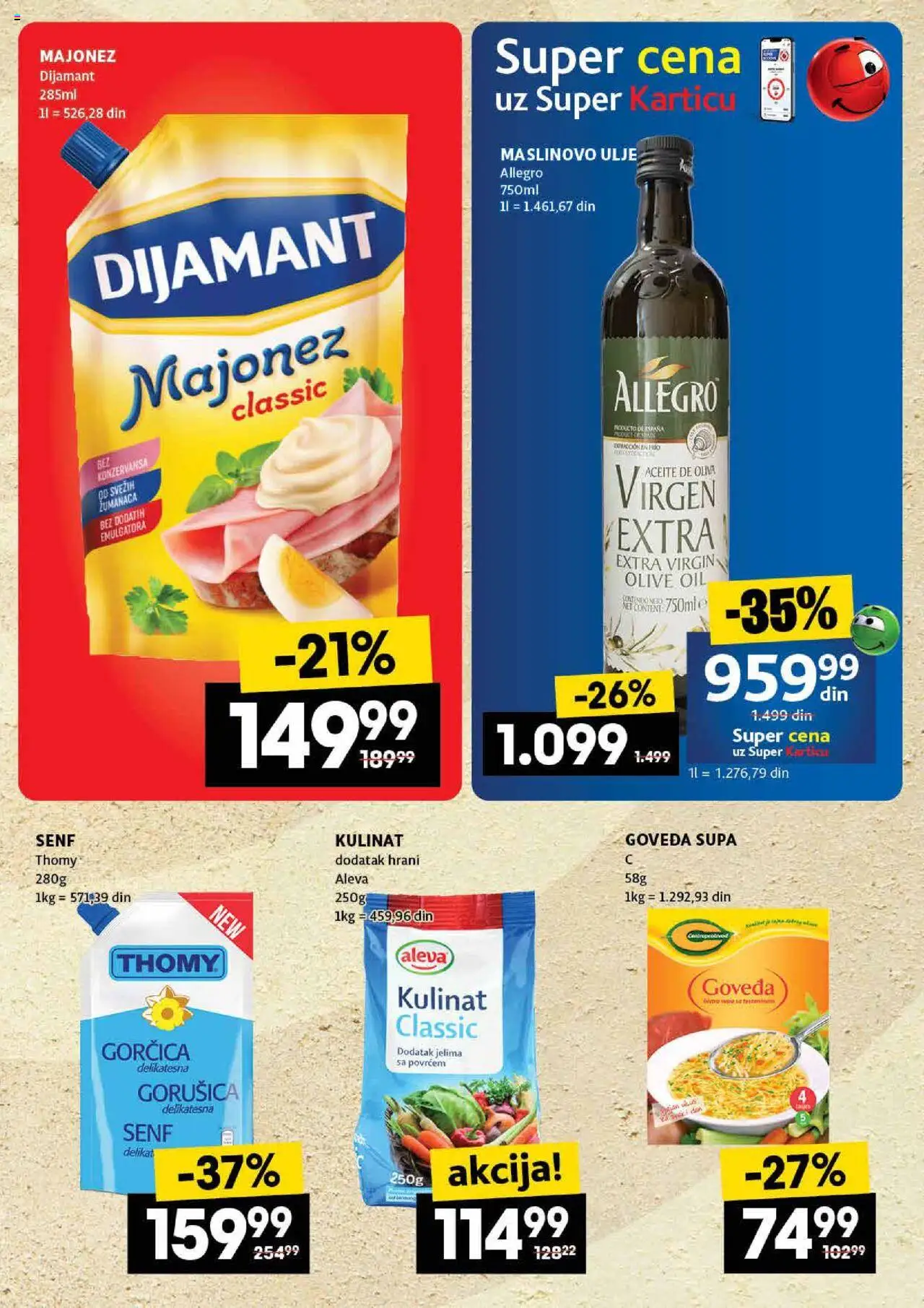 Idea katalog - važi od 16.10.2025 | Strana: 17 | Proizvode: Majonez, Senf, Ulje, Maslinovo ulje