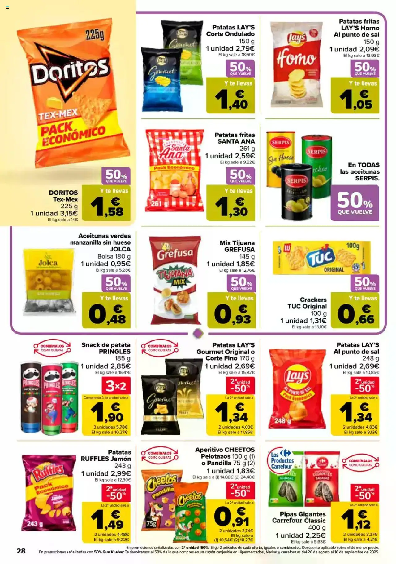 Carrefour folleto │ válido desde el 08.08.2025 | Página: 32 | Productos: Jamón, Té, Bolsa, Horno