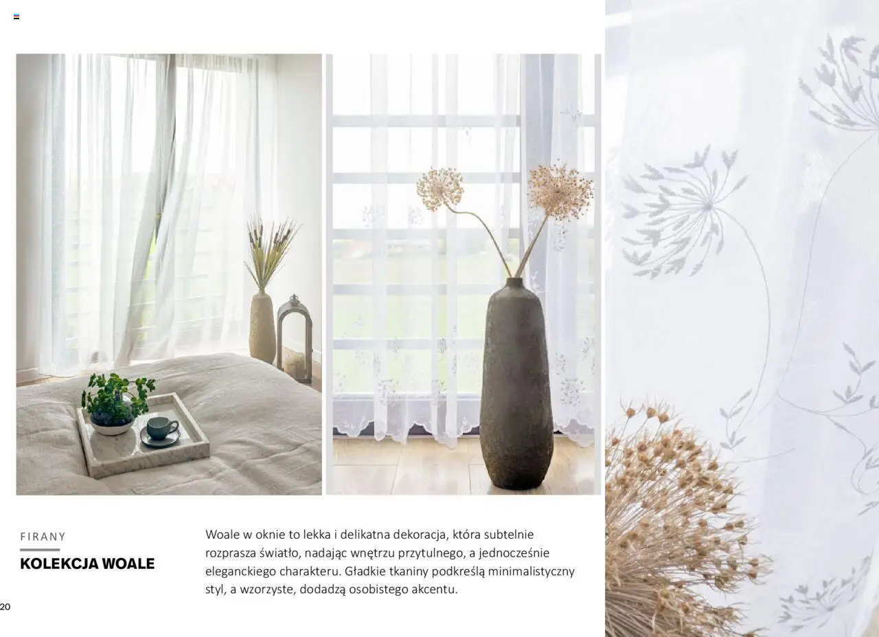 Dekoria Gazetka od 31.01.2025 | Strona: 20 | Produkty: Firany