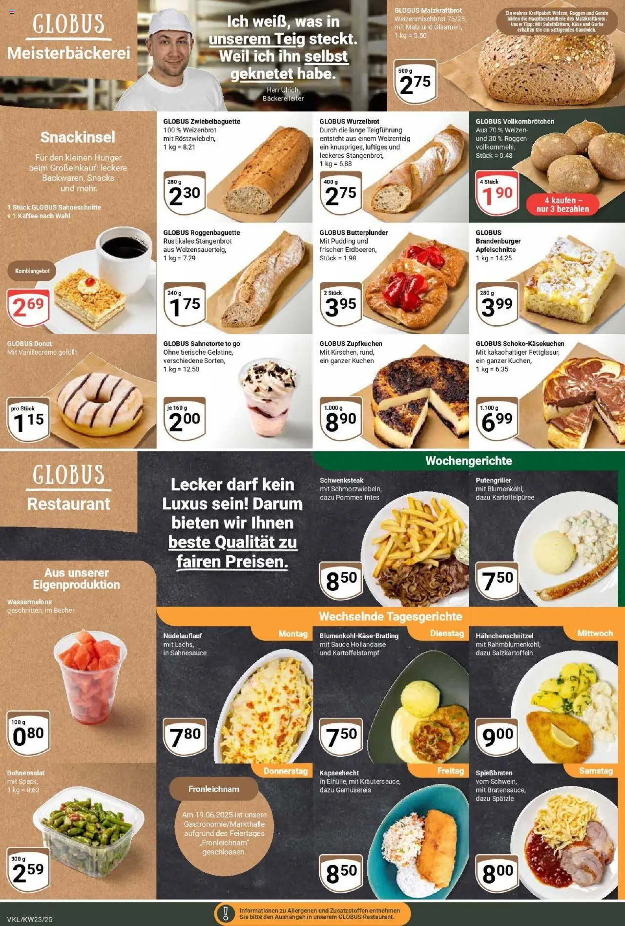 Globus prospekt Völklingen	 - gültig ab dem 15.06.2025 | Seite: 9 | Produkte: Käse, Kaffee, Baguette, Erdbeeren