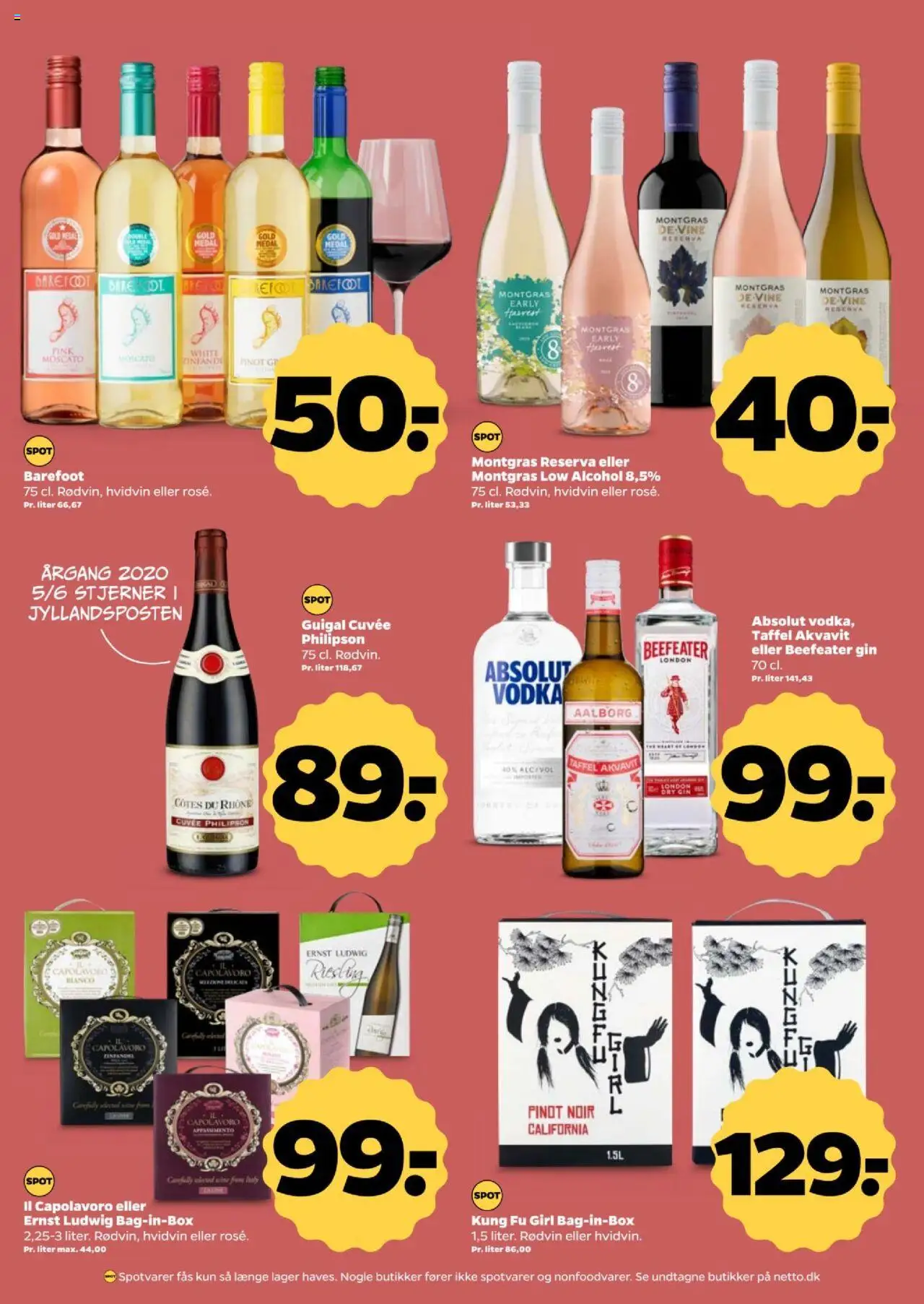 Netto Tilbudsavis gyldig fra 09.08.2025 | Side: 25 | Produkter: Gin, Vodka
