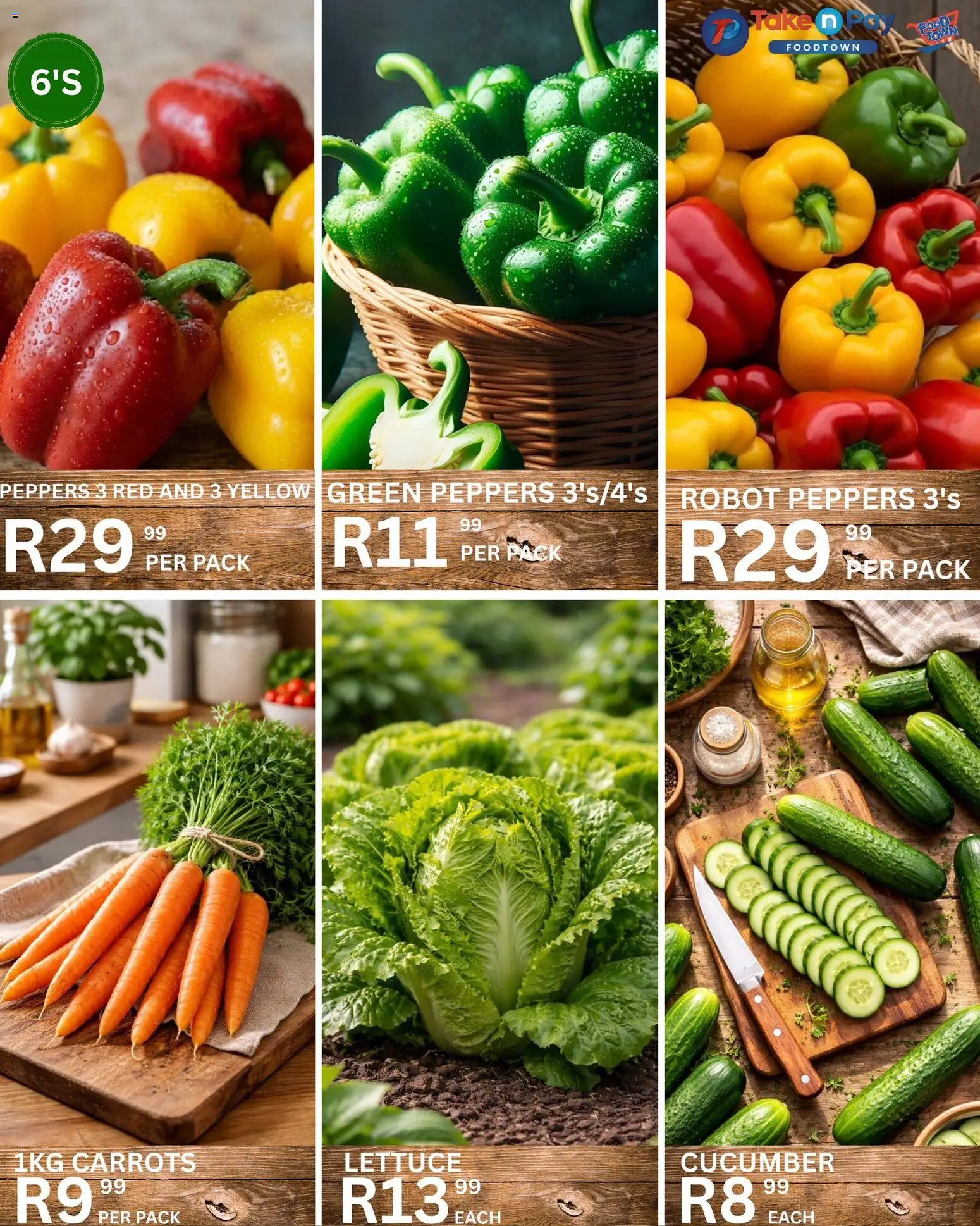 New Take n Pay catalogue – valid from 17.04.2026 | Page: 18 | Products: Carrots, Lettuce