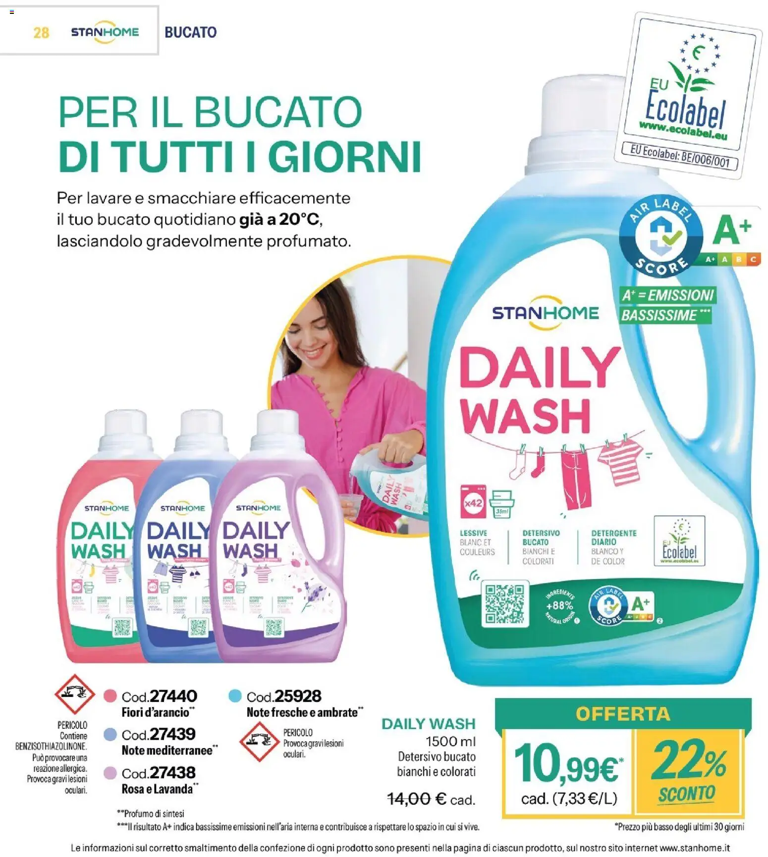 Volantino Stanhome del 21.04.2026 | Pagina: 28 | Prodotti: Detergente, Profumo